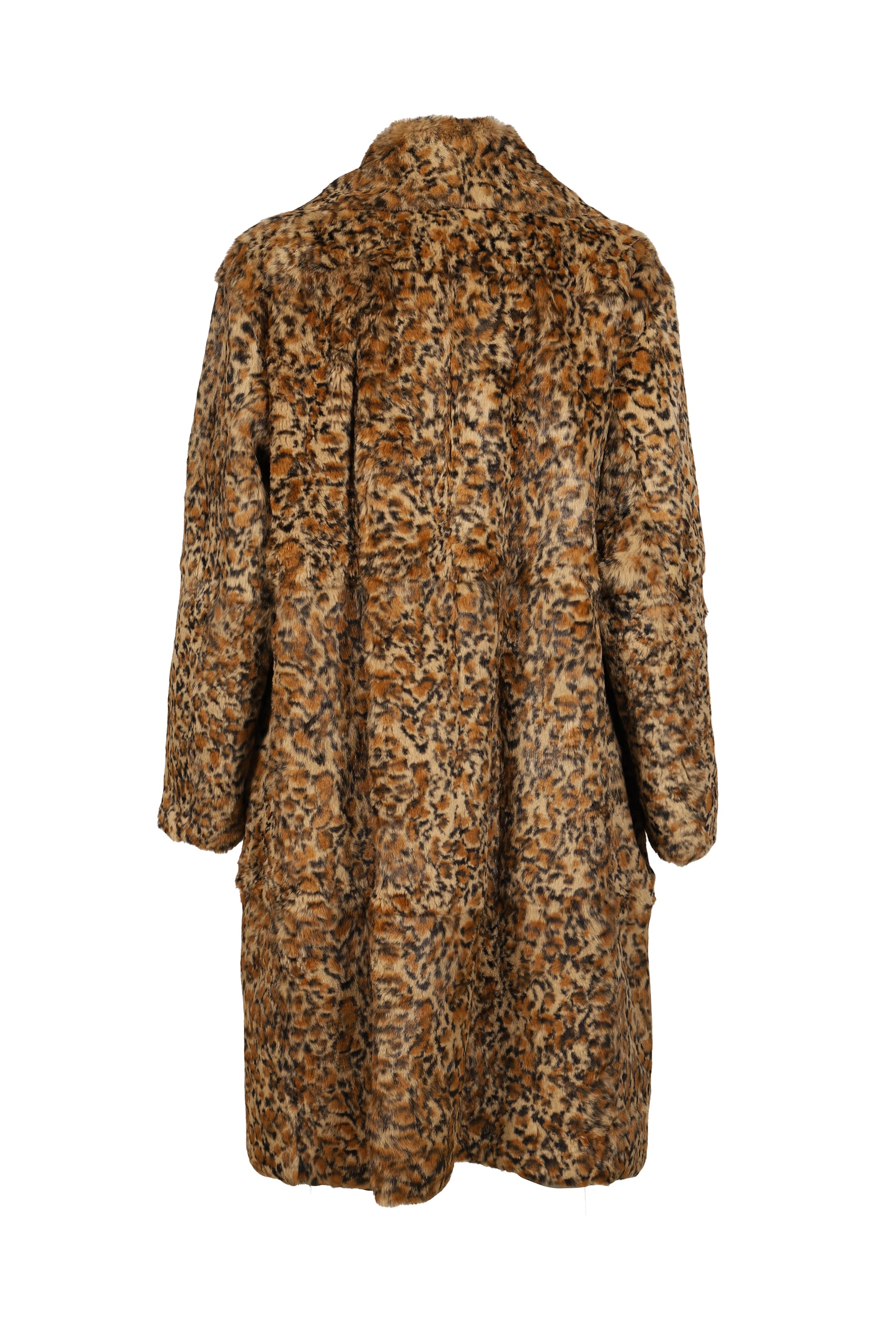 RABBIT FUR COAT - ANIMAL PRINTED / LEOPARD