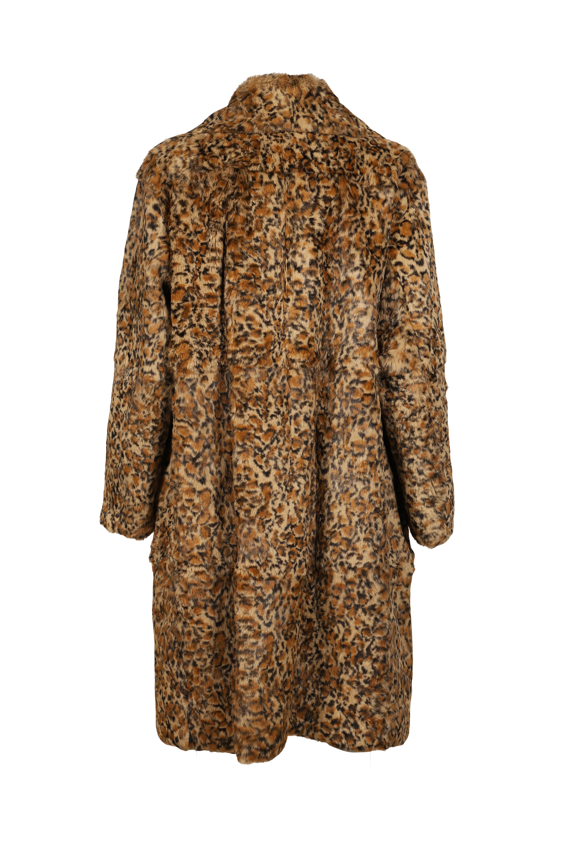 RABBIT FUR COAT - ANIMAL PRINTED / LEOPARD