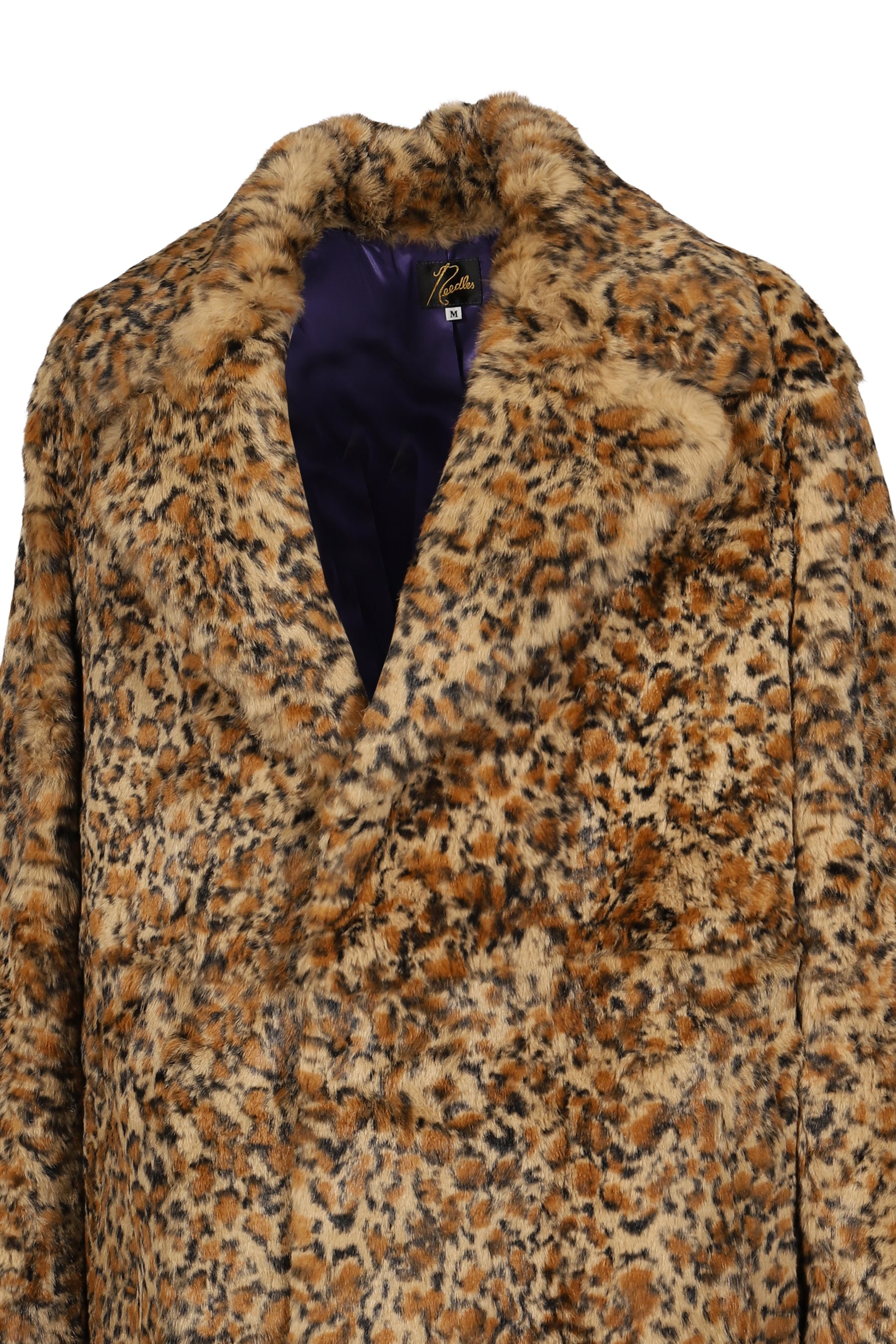 RABBIT FUR COAT - ANIMAL PRINTED / LEOPARD
