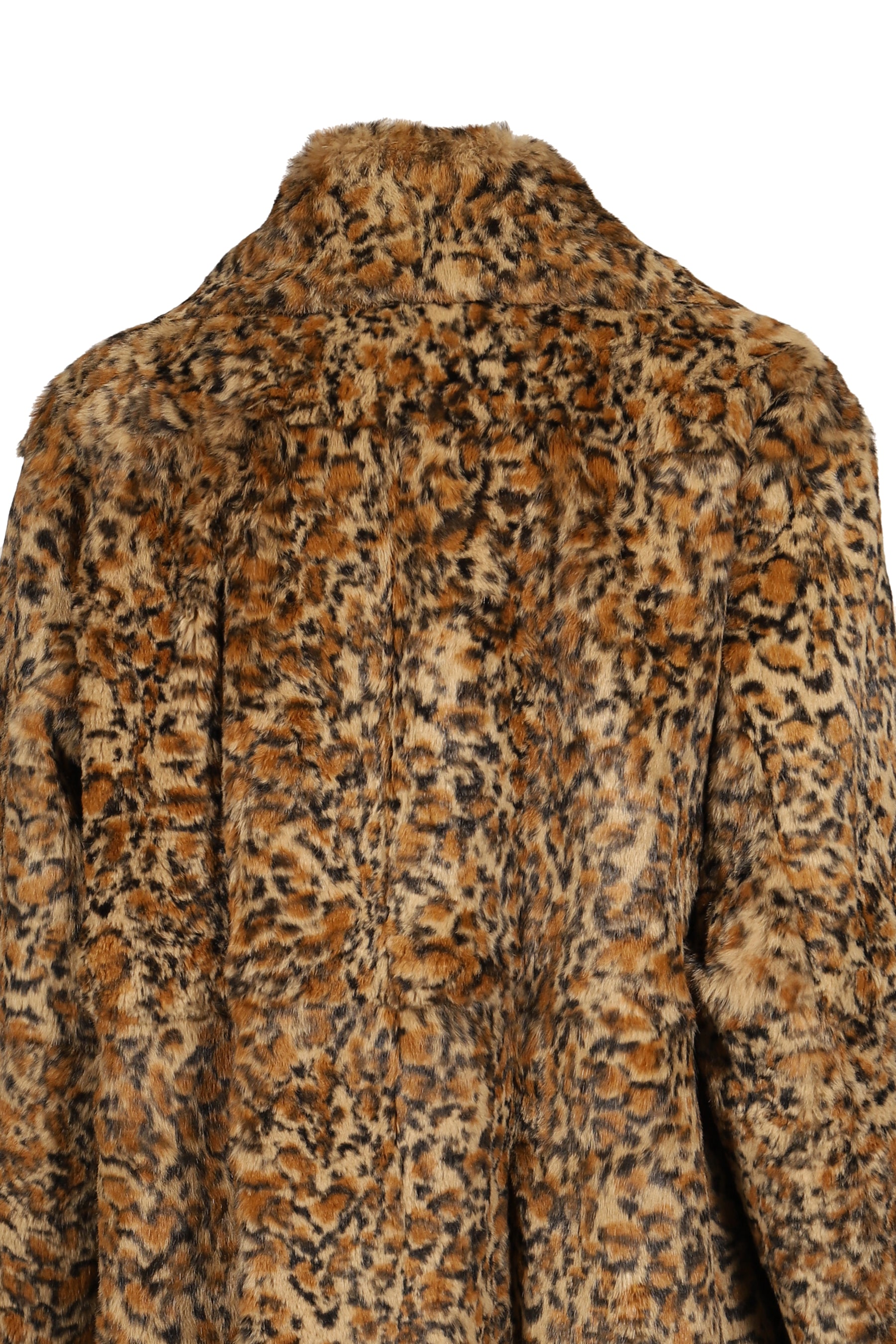 RABBIT FUR COAT - ANIMAL PRINTED / LEOPARD