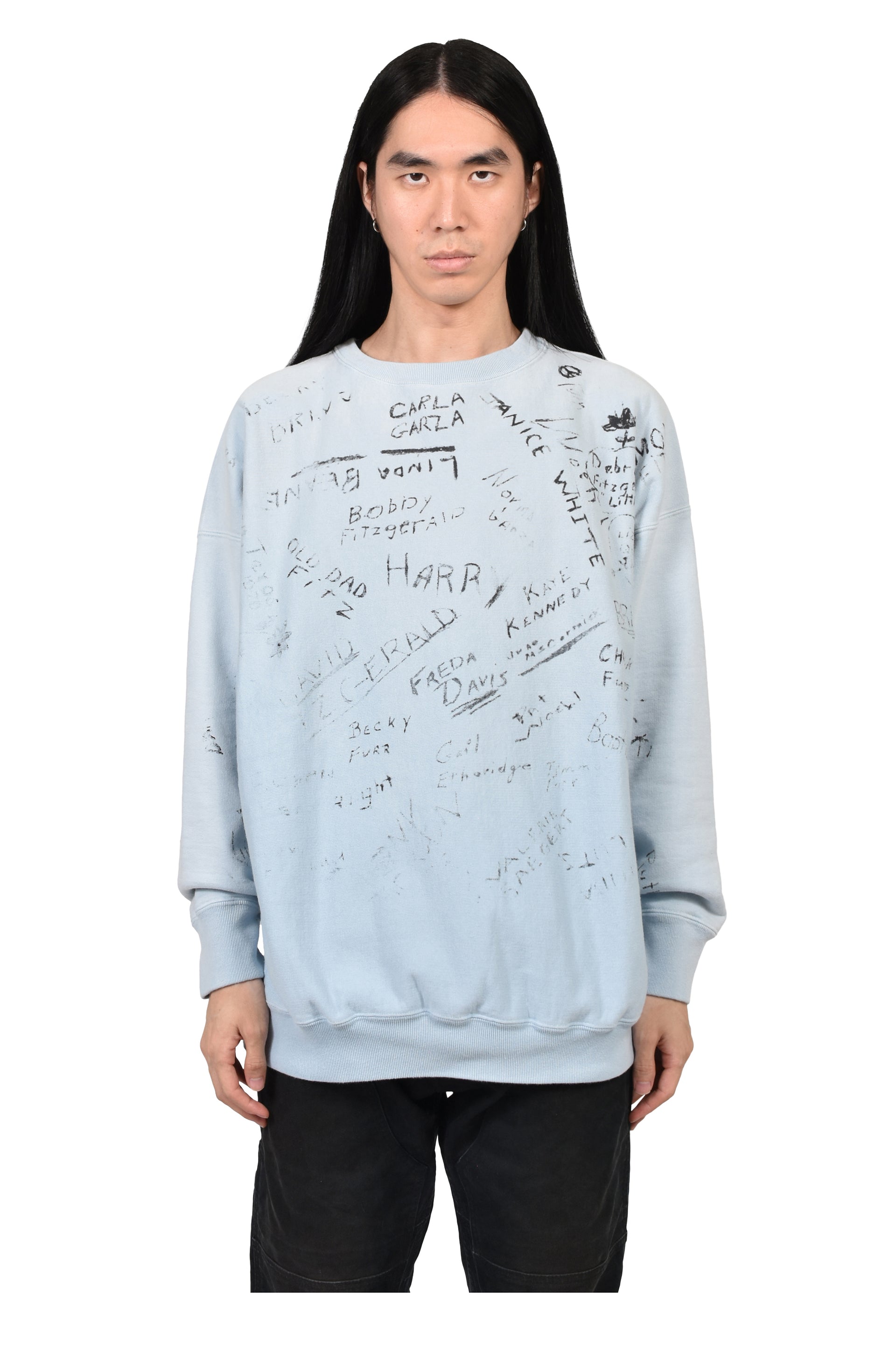 HANDWRITTEN MEMORIAL SWEATSHIRT / L.BLU