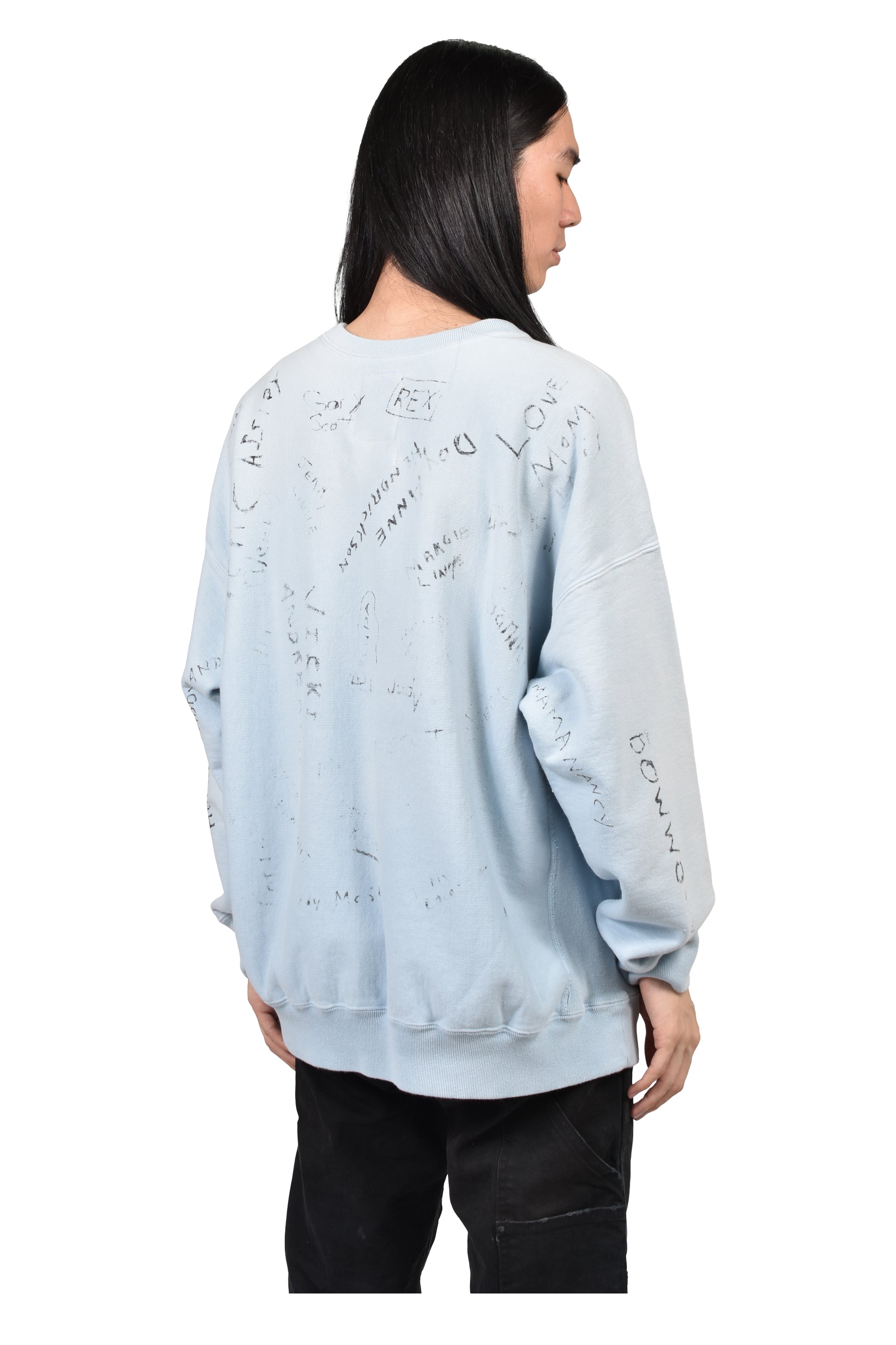 HANDWRITTEN MEMORIAL SWEATSHIRT / L.BLU