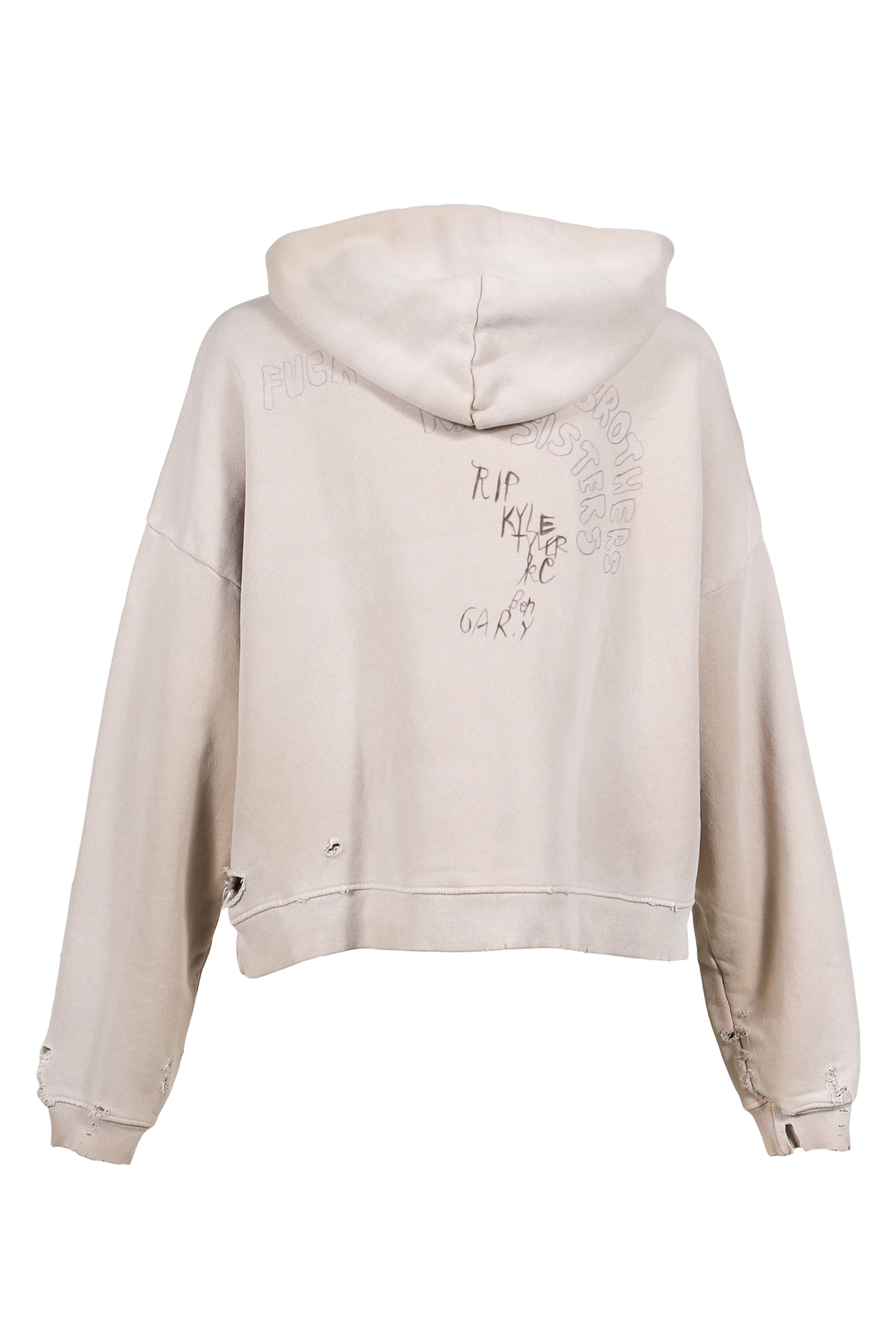 CONFESSIONS HOODED SWEATSHIRT / LT. BRW