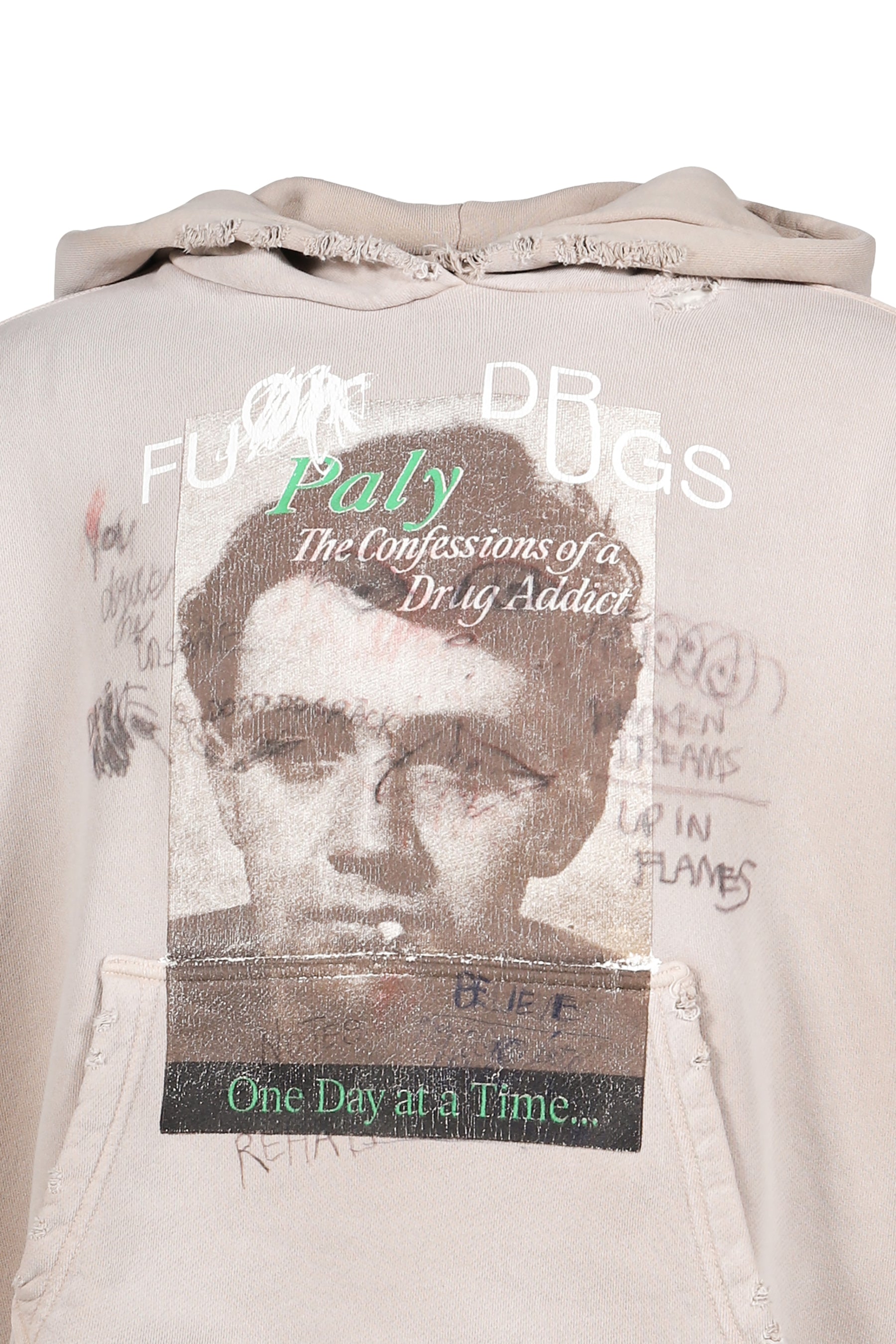 CONFESSIONS HOODED SWEATSHIRT / LT. BRW