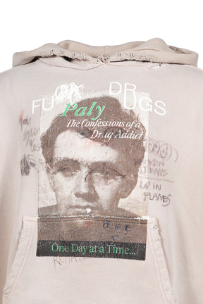 CONFESSIONS HOODED SWEATSHIRT / LT. BRW