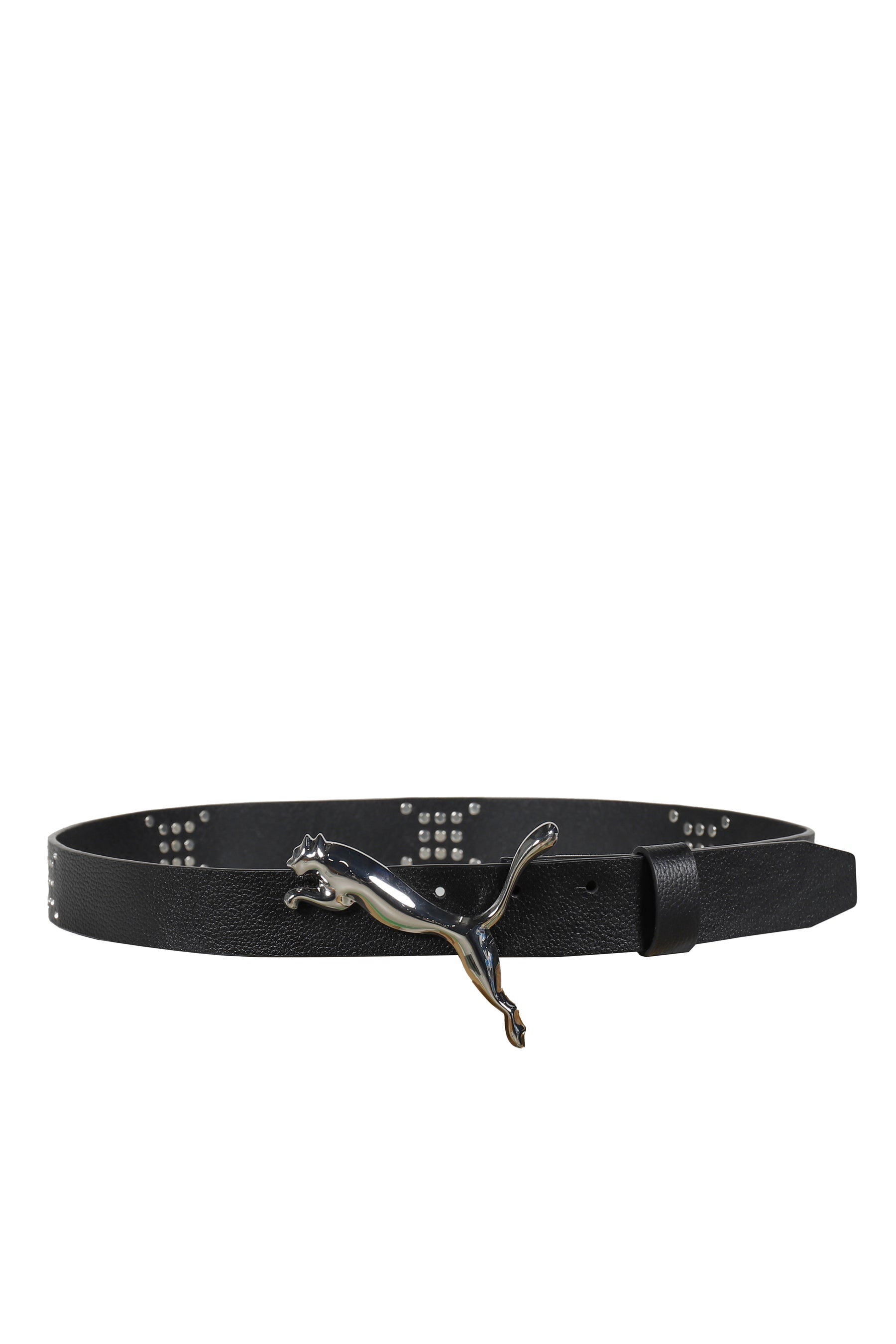 LEATHER BELT / PUMA BLK