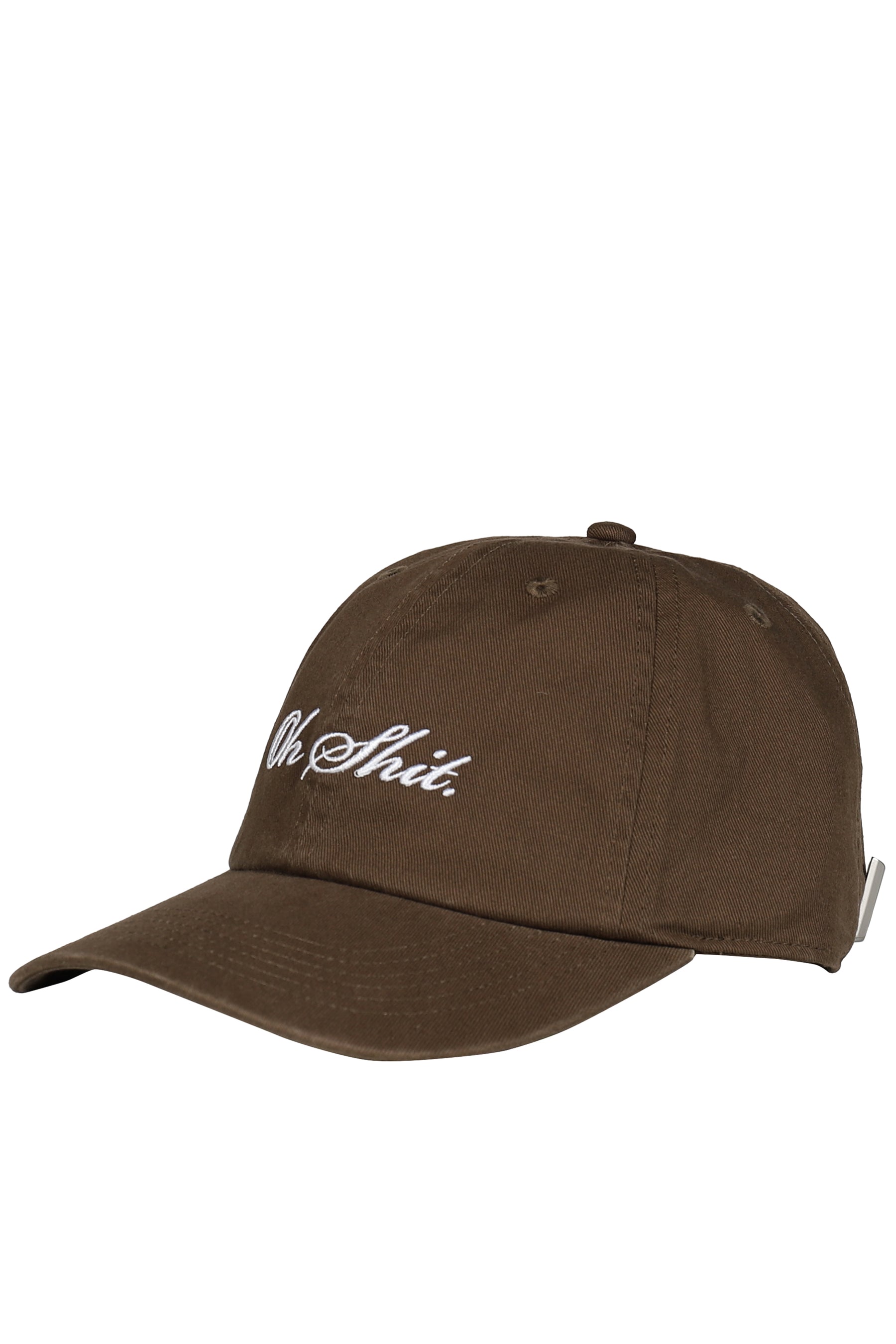 OH SHIT BROWN BASEBALL CAP / OLV