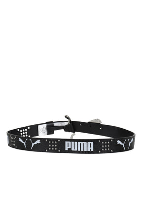 LEATHER BELT / PUMA BLK