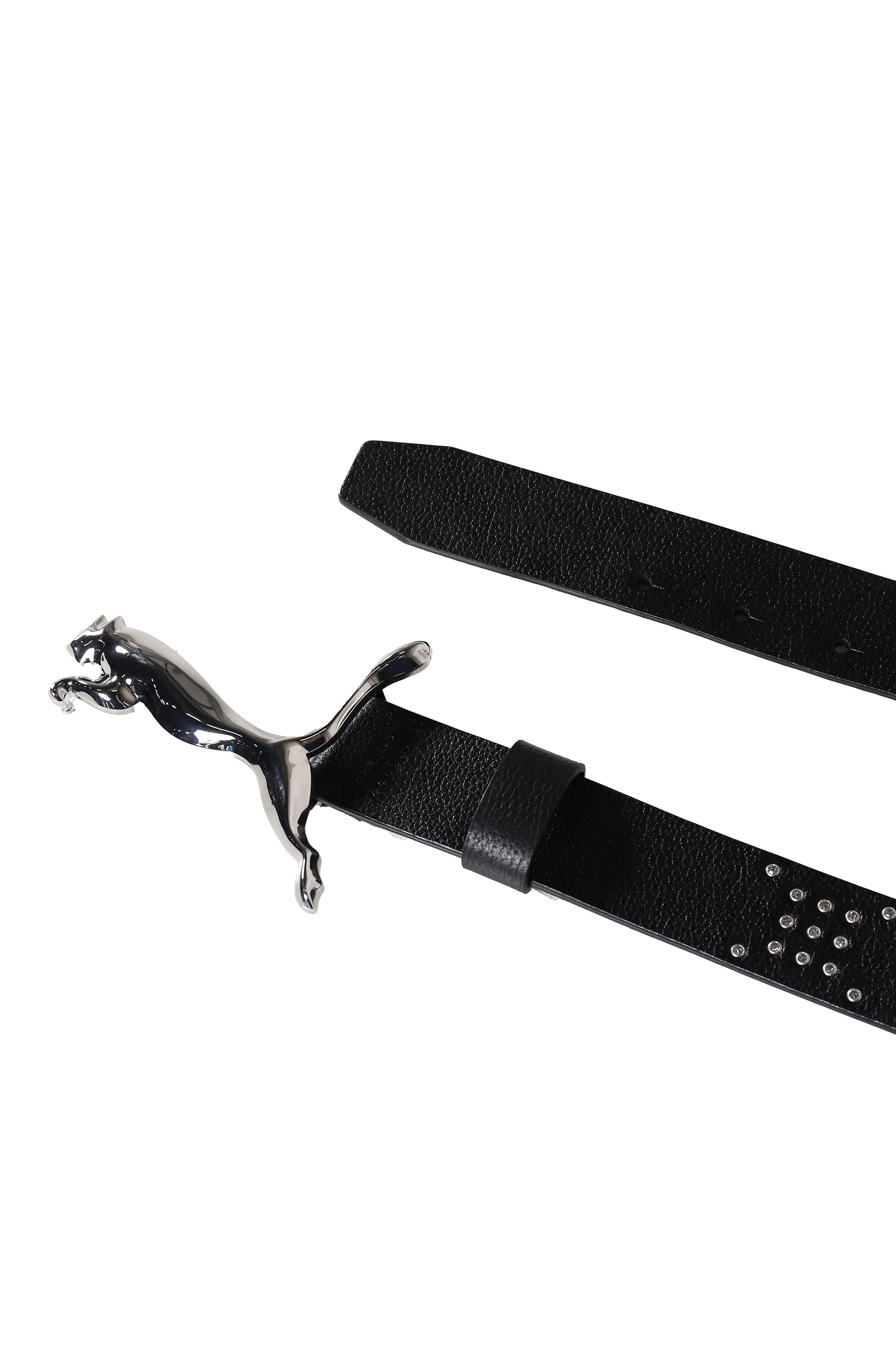 LEATHER BELT / PUMA BLK