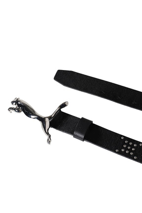LEATHER BELT / PUMA BLK