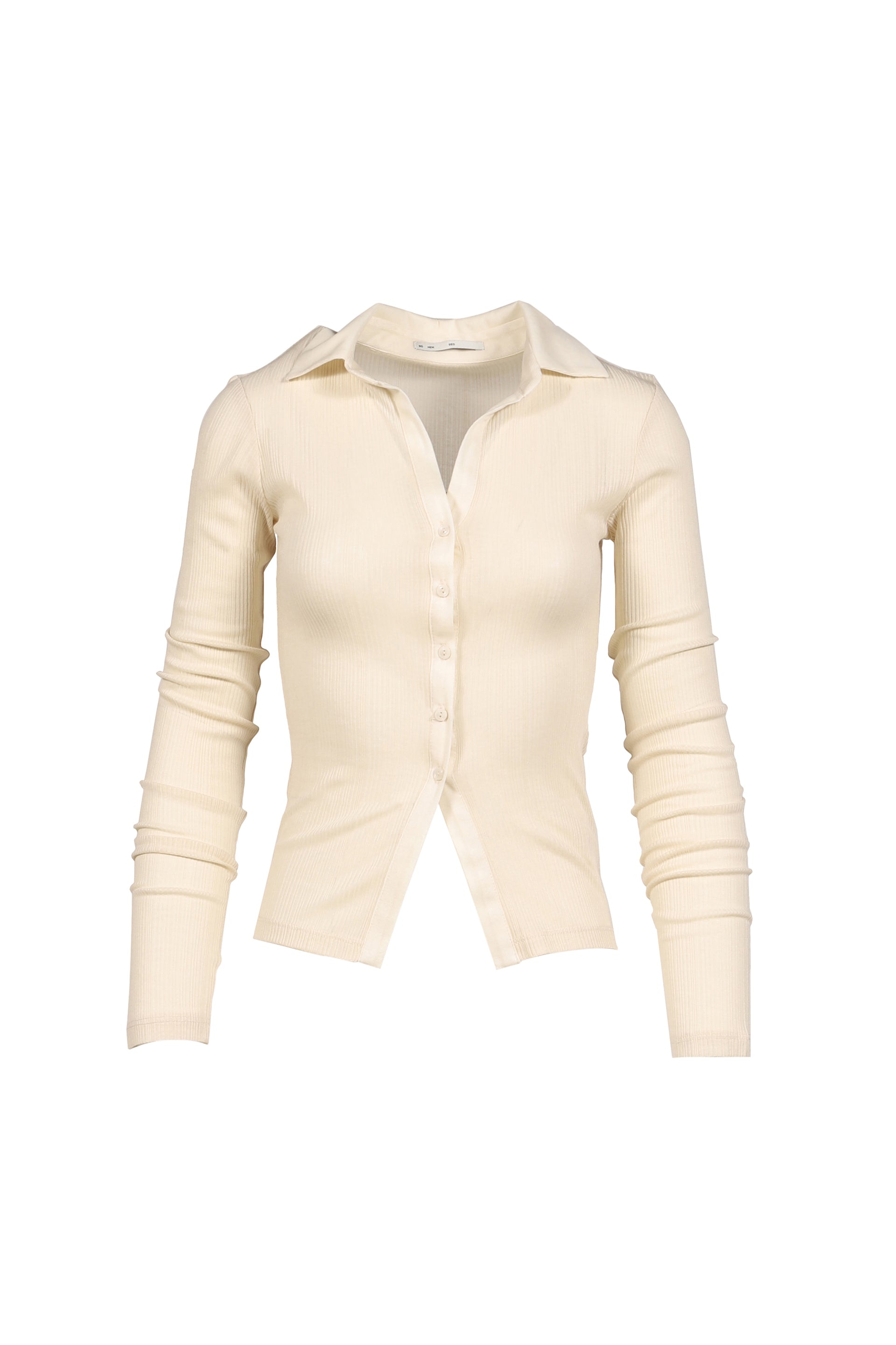 TENCEL COLLAR SHIRT / WHT