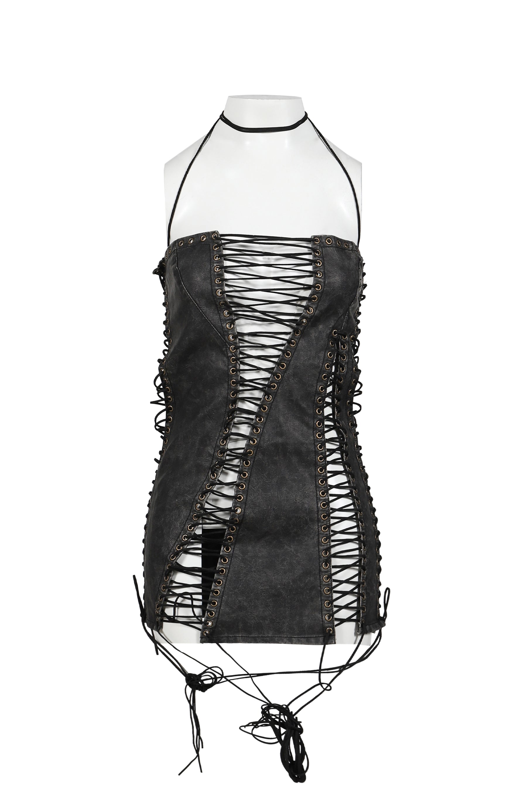 BLACK ODILE DRESS / BLK DENIM