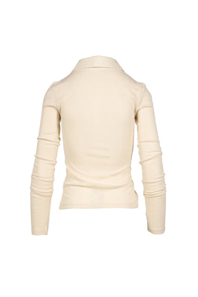 TENCEL COLLAR SHIRT / WHT