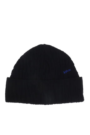 LOGO BEANIE / BLK