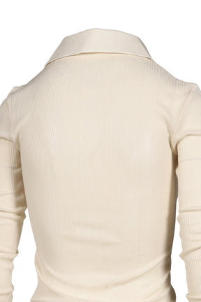 TENCEL COLLAR SHIRT / WHT