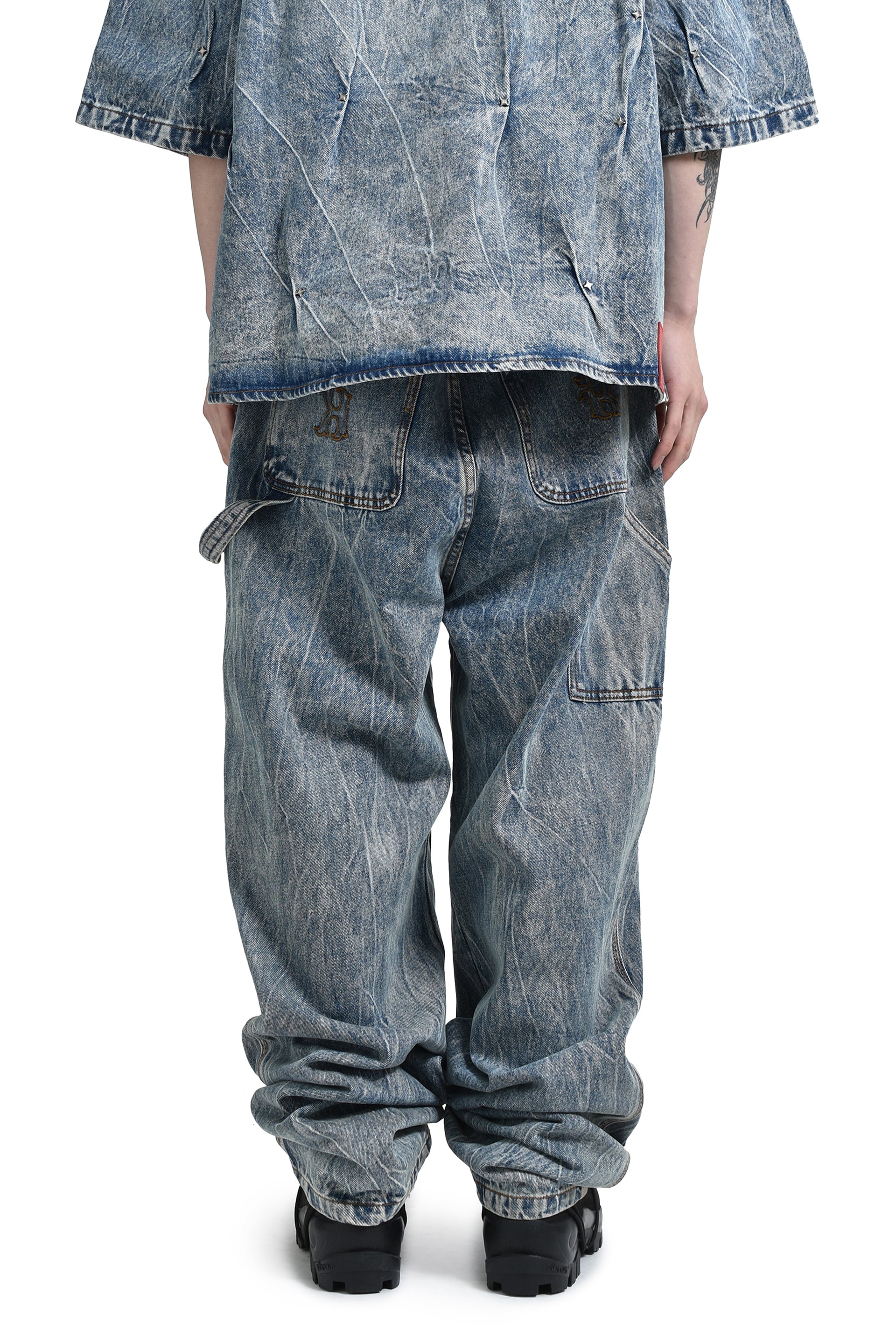 KUSIKOHC WORKWEAR MULTI RIVET DENIM / LT. BLU