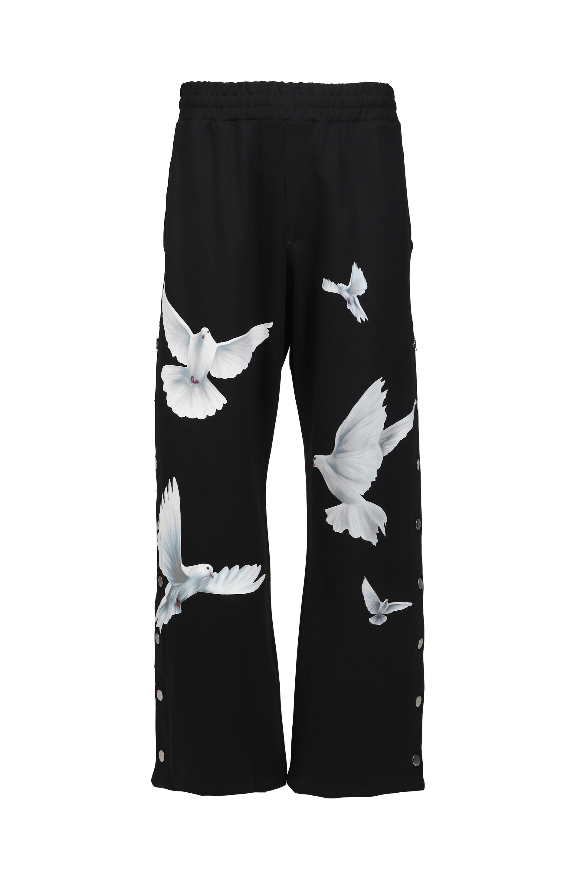 FREEDOM DOVES RELAXED FIT TRACKPANTS / BLK