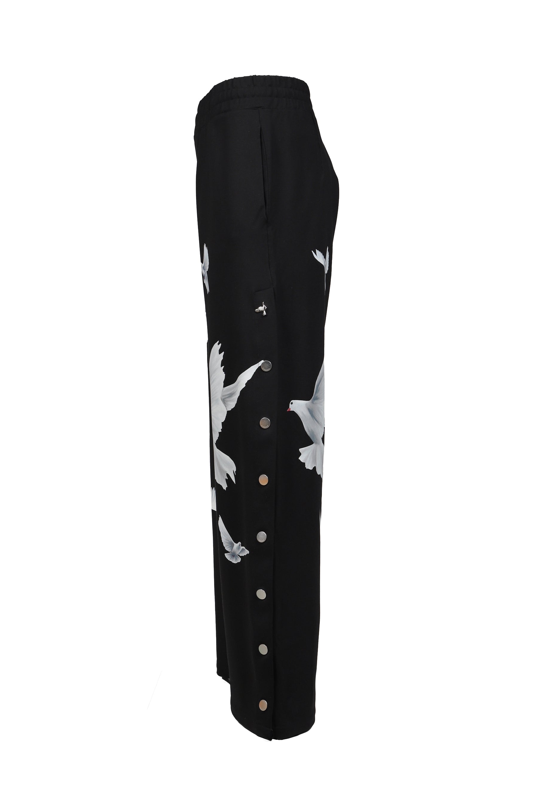 FREEDOM DOVES RELAXED FIT TRACKPANTS / BLK