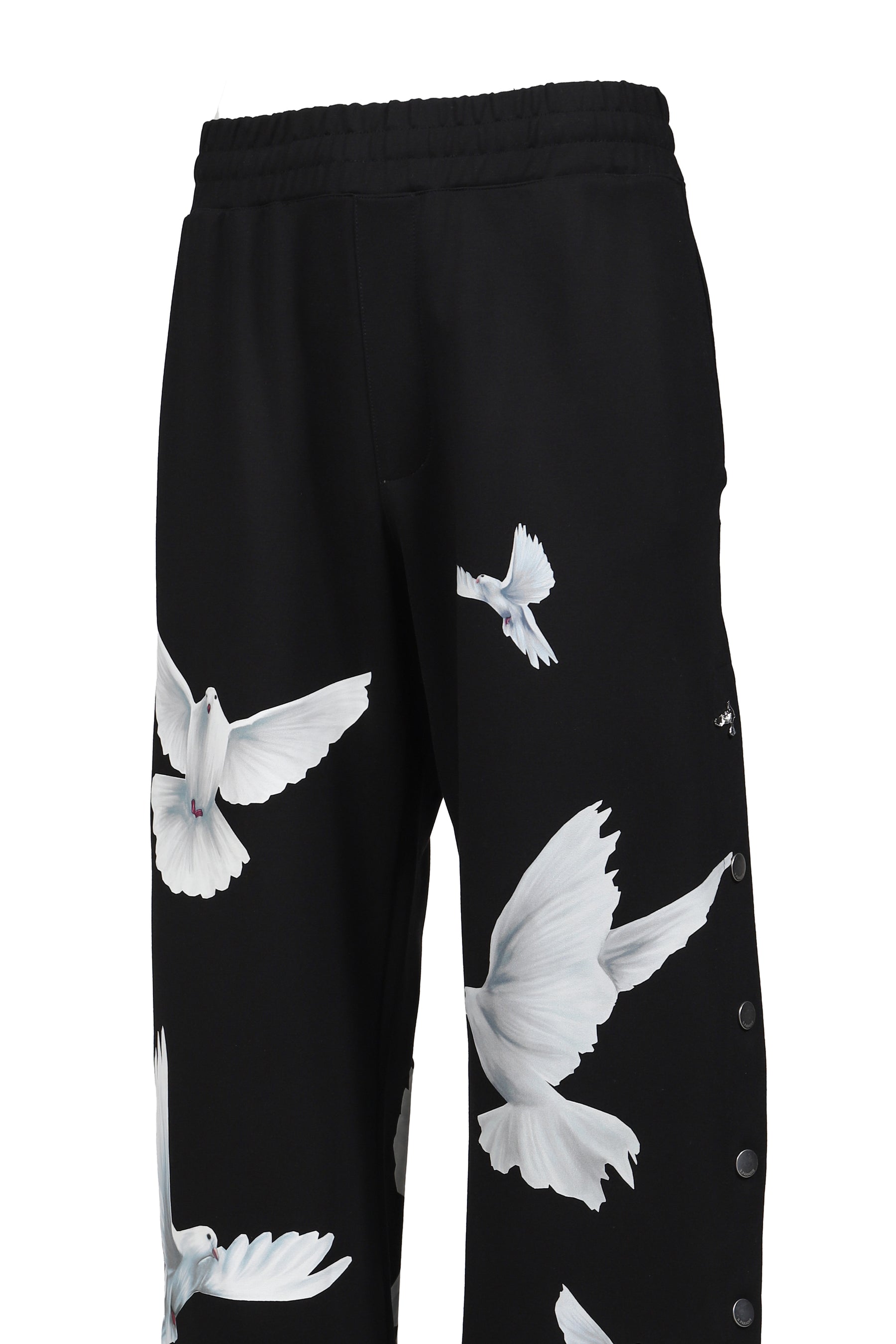 FREEDOM DOVES RELAXED FIT TRACKPANTS / BLK