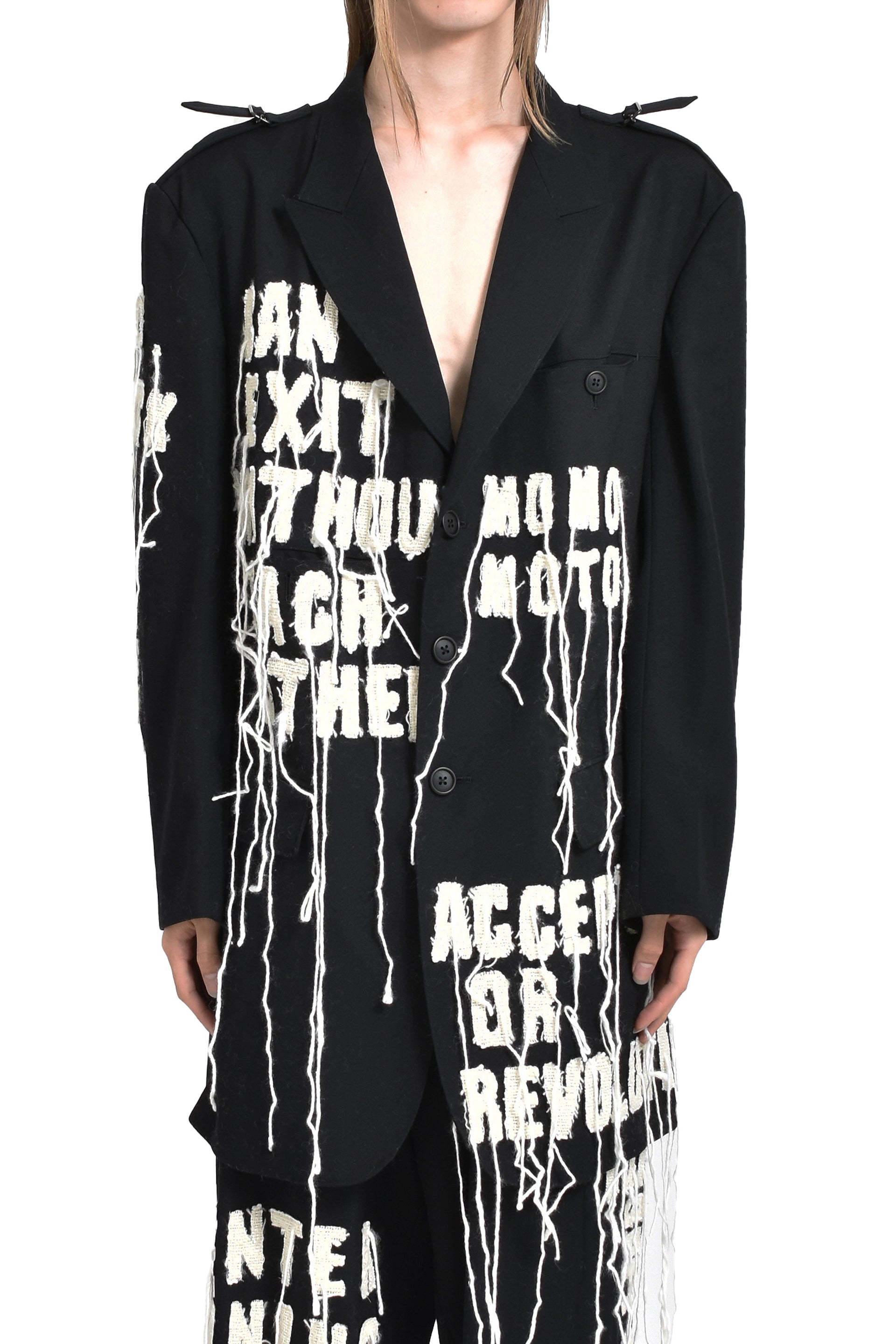 Yohji Yamamoto HO-J71-534-1A24 / BLK