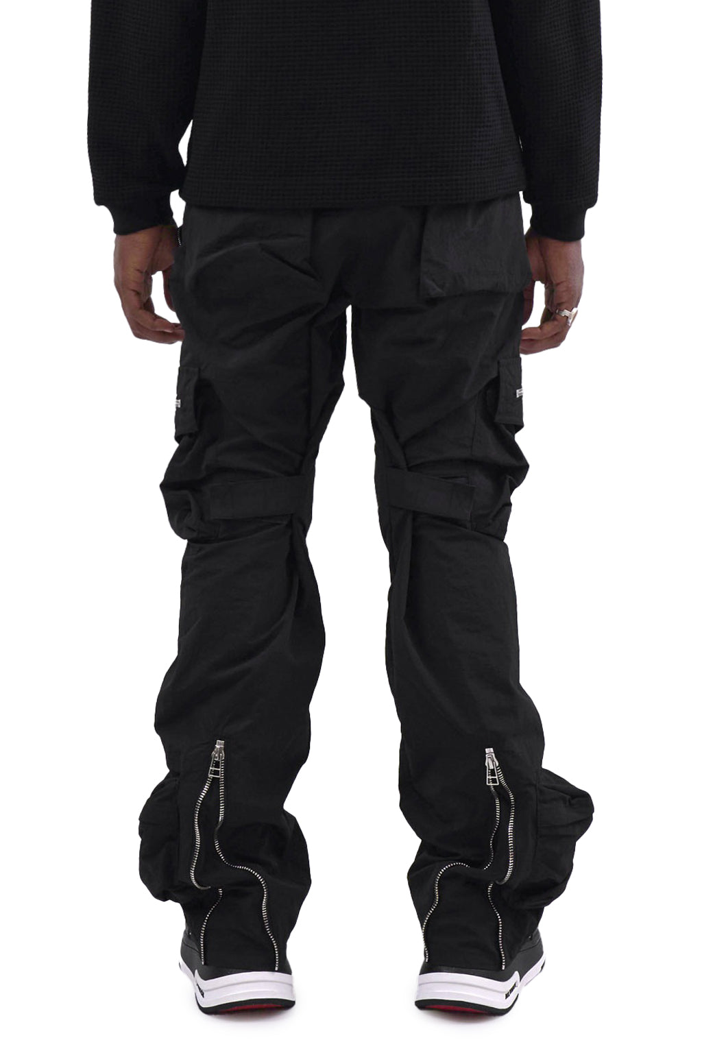 NYLON HOLSTER CARGO PANTS / BLK
