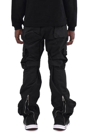 NYLON HOLSTER CARGO PANTS / BLK