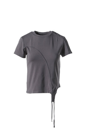 ASYMMETRIC LINE T-SHIRT / CHA