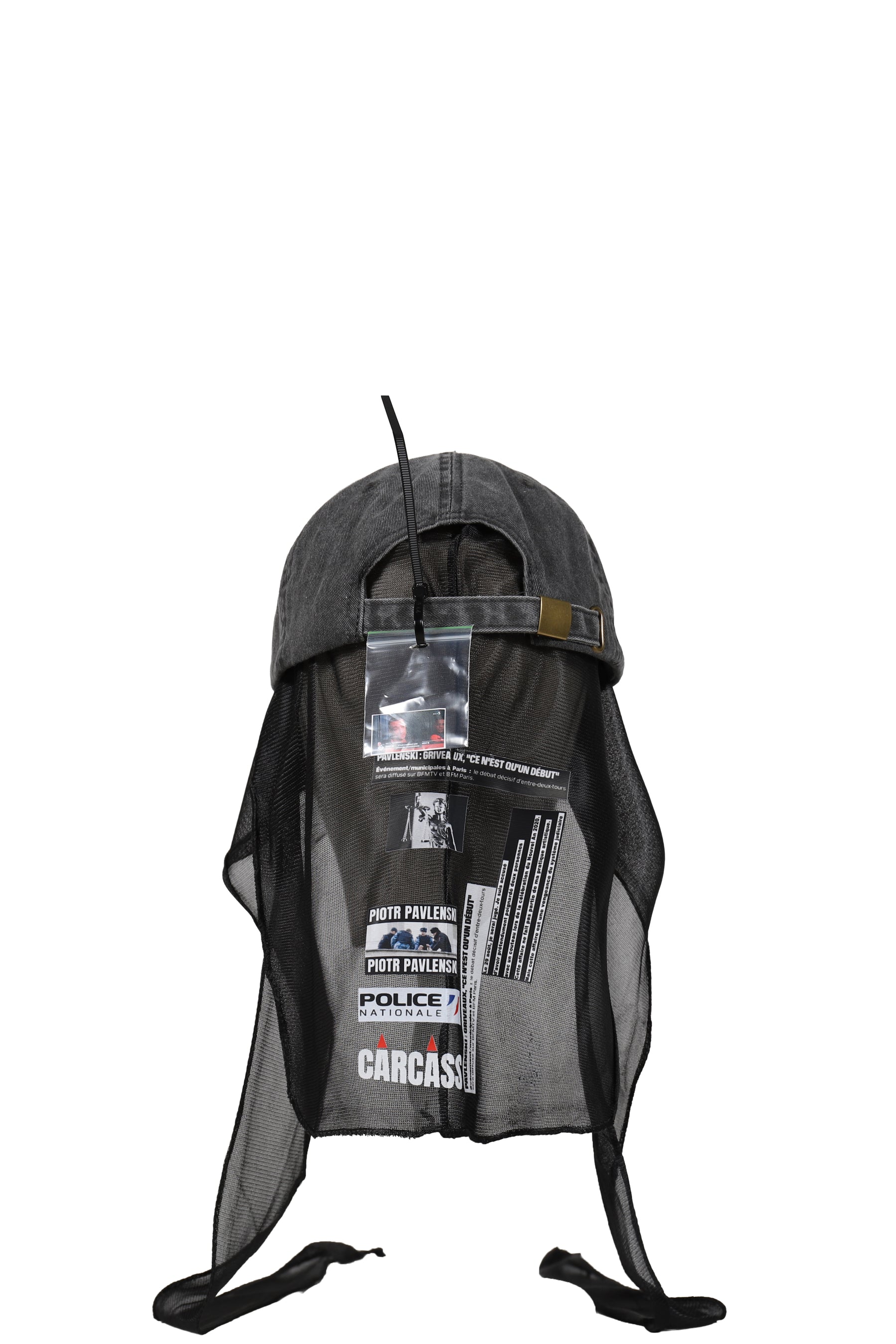 DESCENDEZ DU MUR PIOTR - CAP + DURAG / BLK