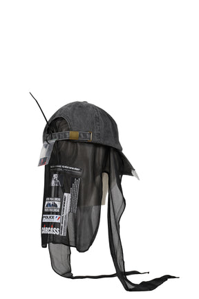 DESCENDEZ DU MUR PIOTR - CAP + DURAG / BLK