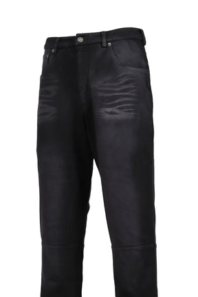 ACADEMY LEATHER SWEAT / VTG BLK 