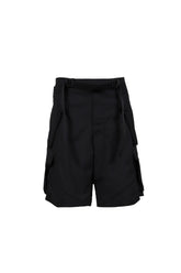 ACRONYM NYLON STRETCH DOUBLE CARGO SHORT PANT GEN. 1 (SP56A-M) / BLK