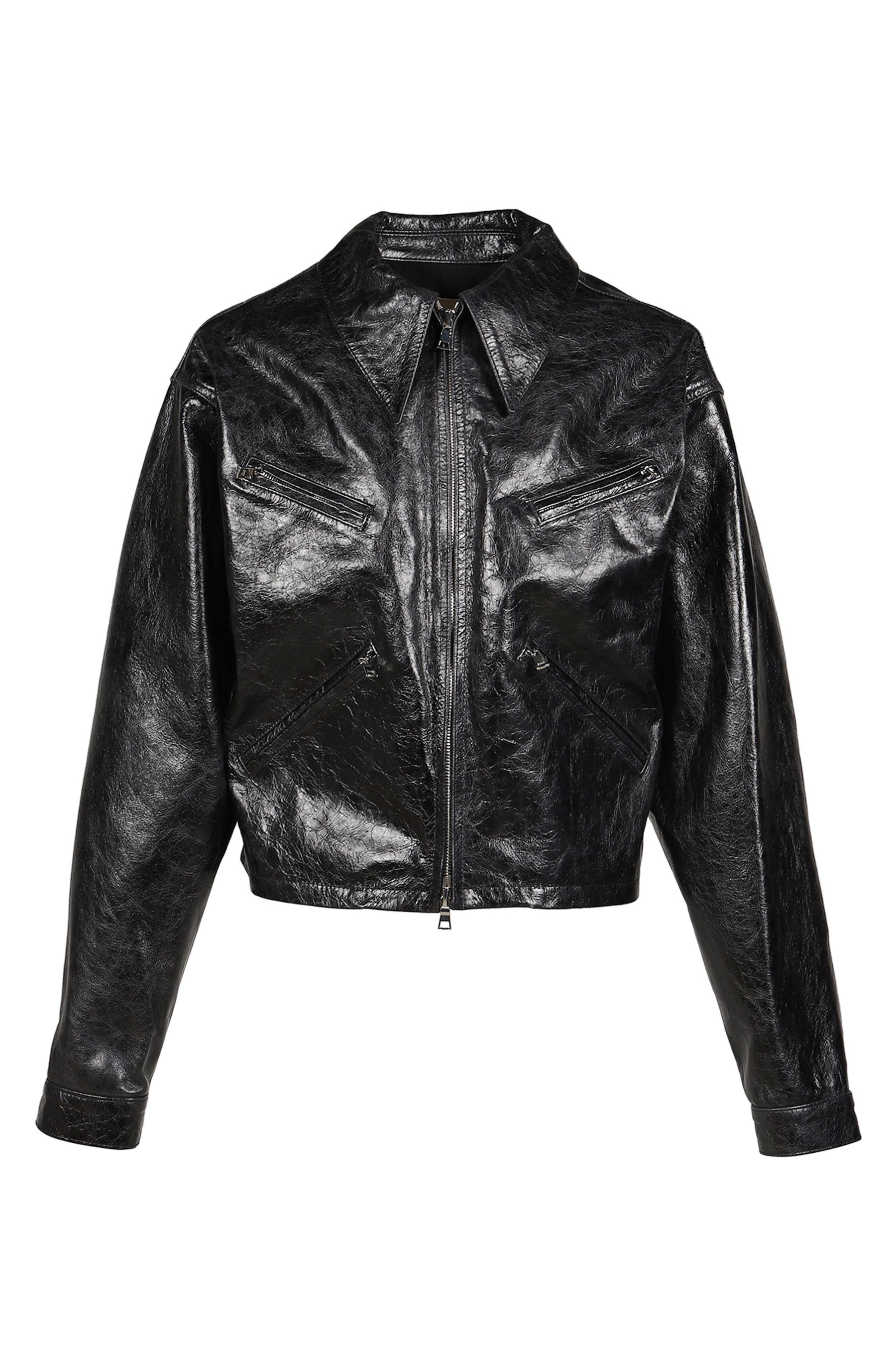 新品　Secret レザージャケット　ラインストーン　限定30個 The Sekrit Saints ザ シークレット セインツ SS26 LEATHER X JACKET