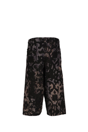 BAROQUE PRINT PANTS / BLK