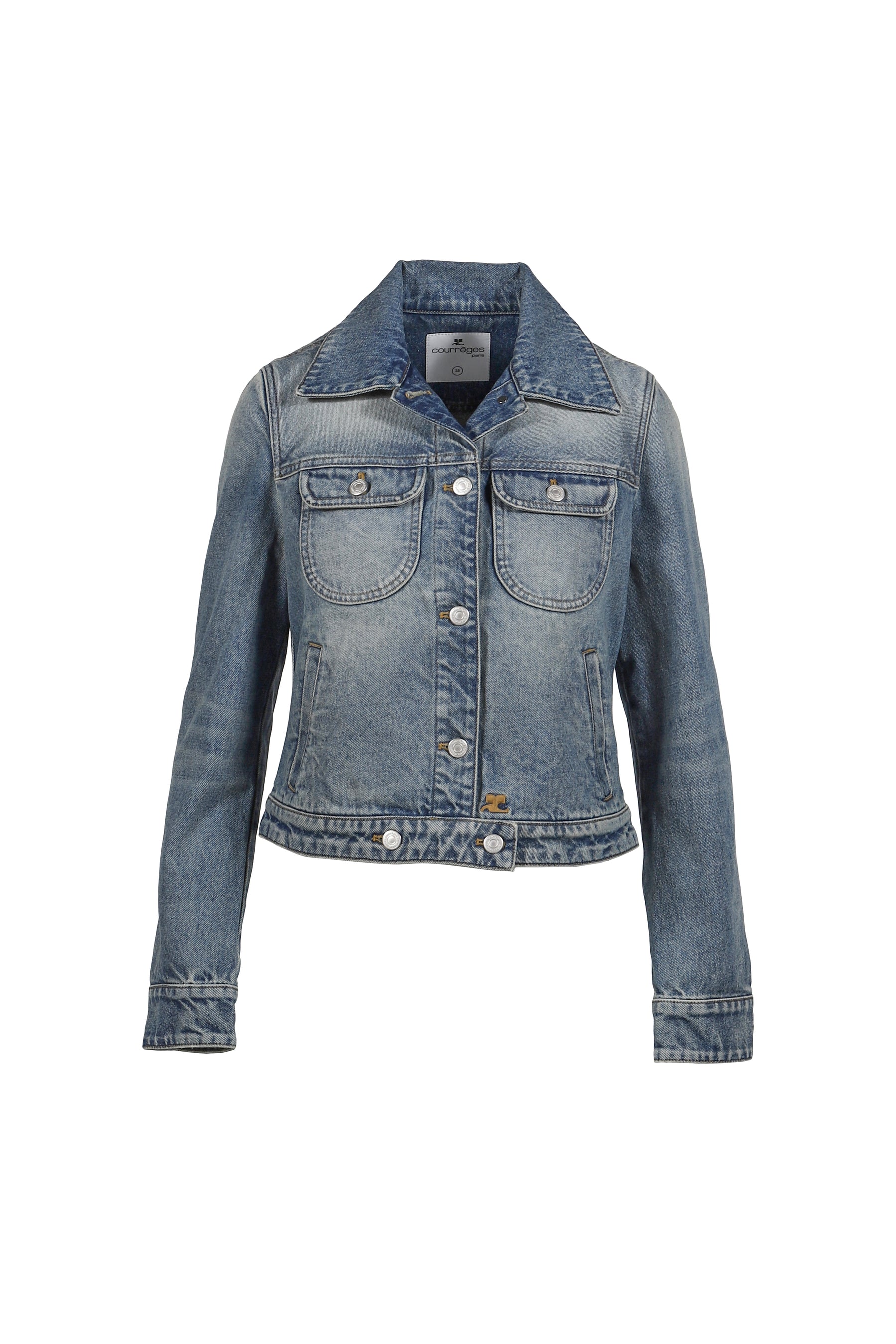 SIGNATURE DENIM TRUCKER JACKET / VINTAGE MEDIUM BLU