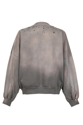 CRYSTAL CASTLE CREWNECK / GRY