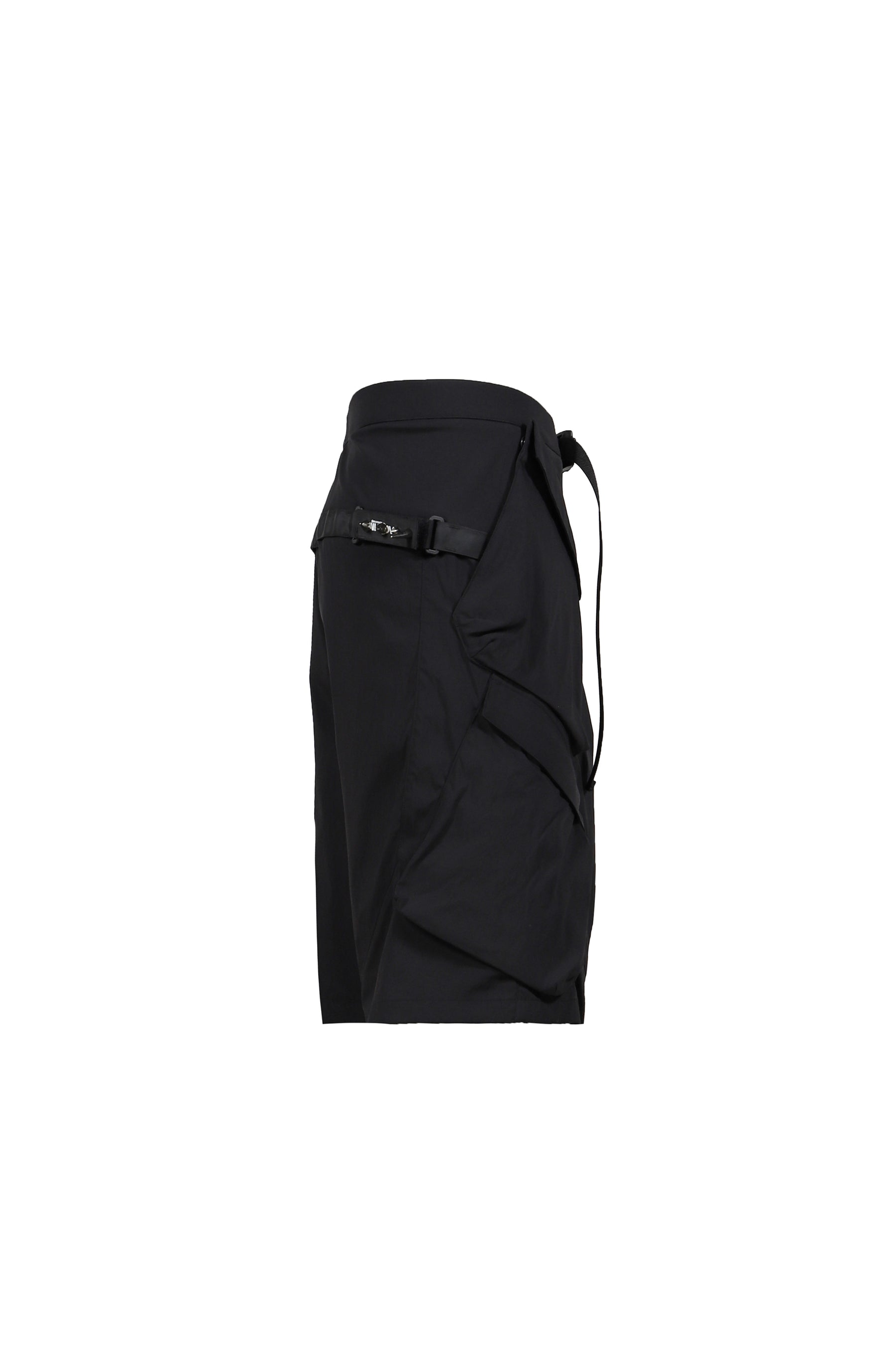 ACRONYM NYLON STRETCH DOUBLE CARGO SHORT PANT GEN. 1 (SP56A-M) / BLK