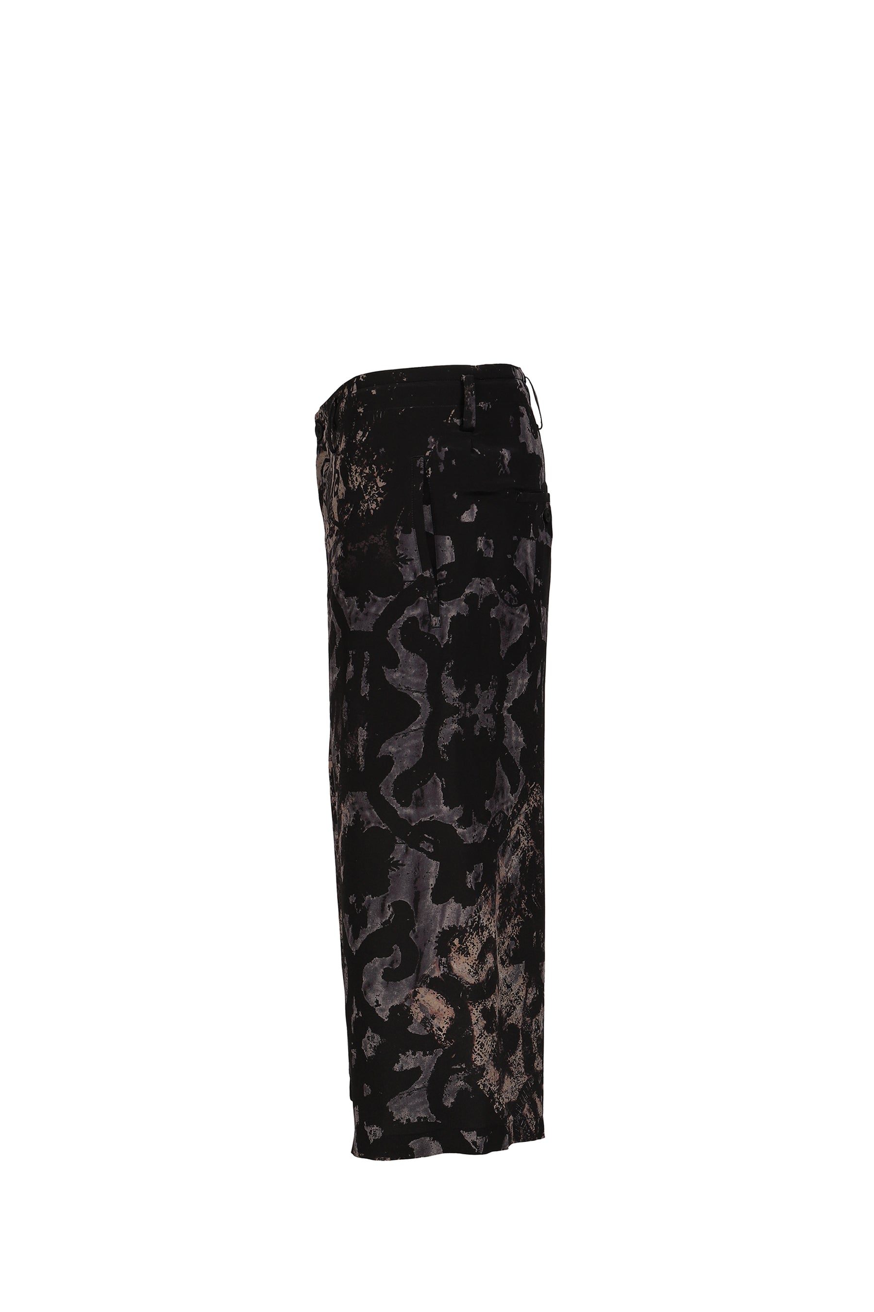 BAROQUE PRINT PANTS / BLK