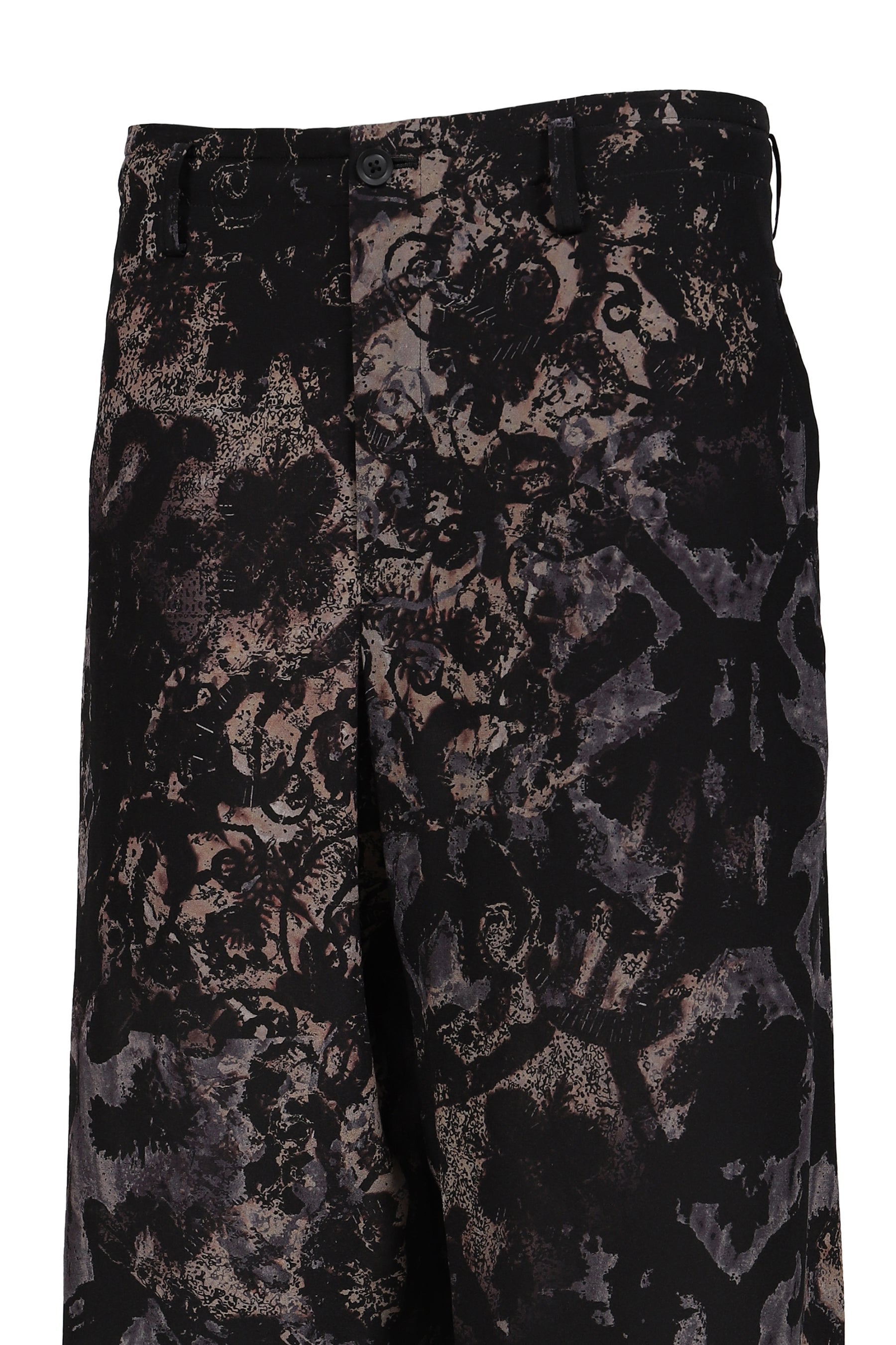 BAROQUE PRINT PANTS / BLK