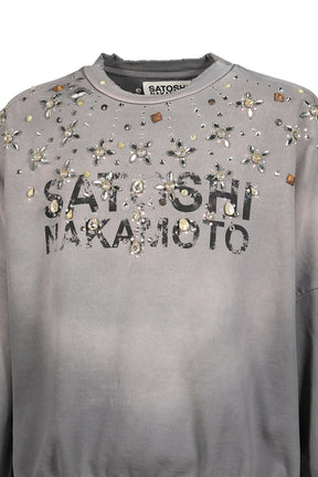 CRYSTAL CASTLE CREWNECK / GRY