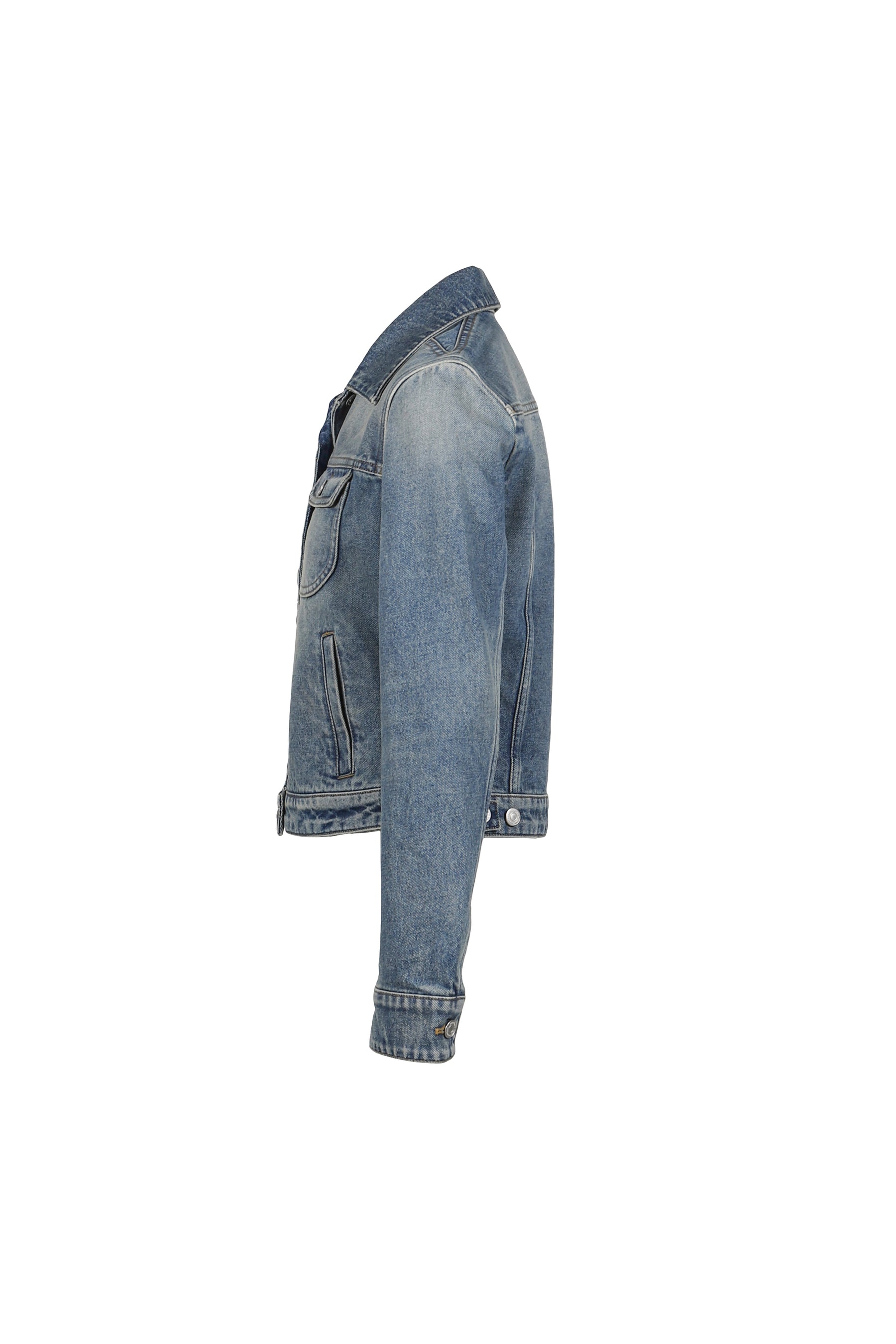 SIGNATURE DENIM TRUCKER JACKET / VINTAGE MEDIUM BLU