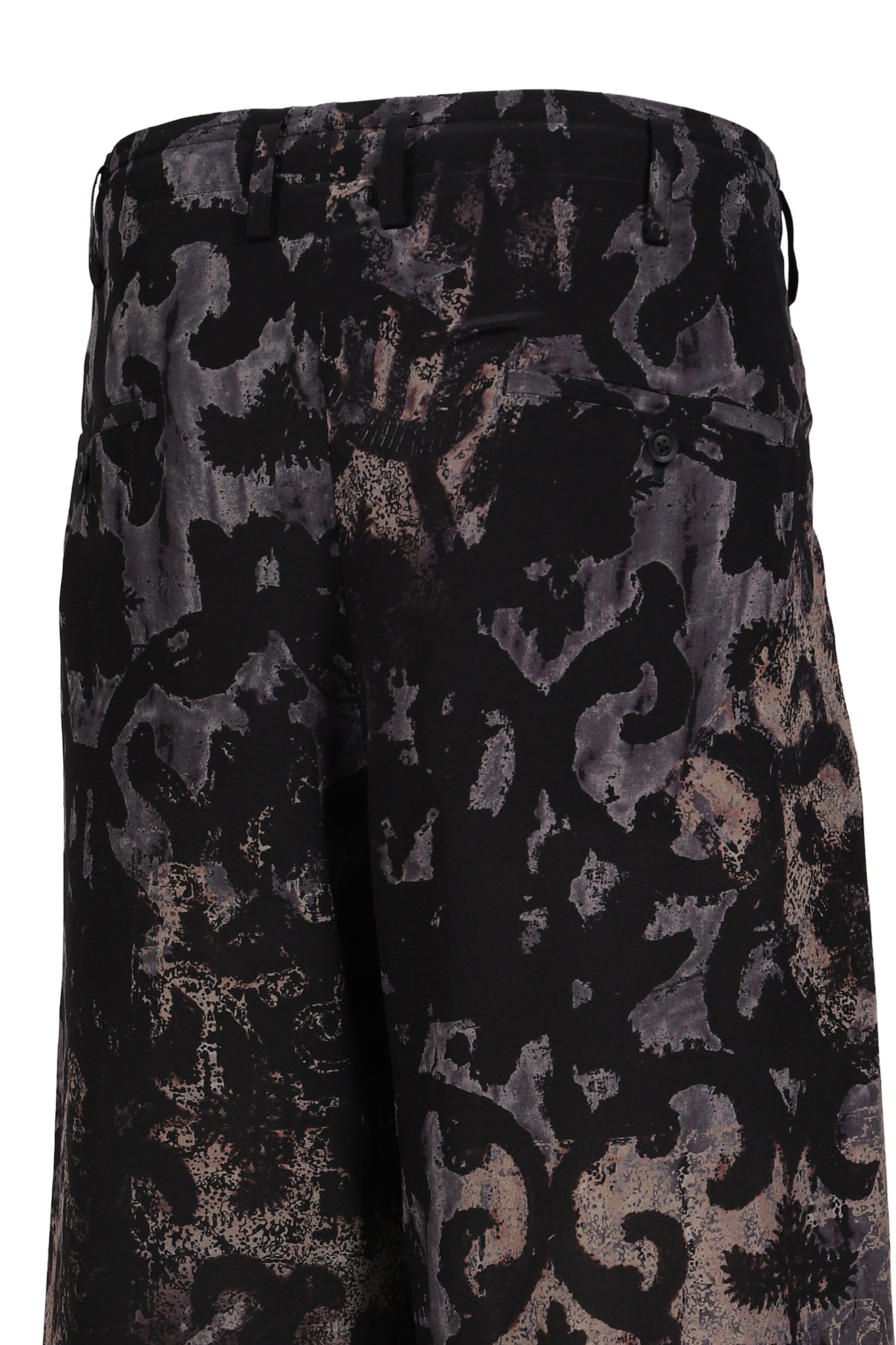 BAROQUE PRINT PANTS / BLK