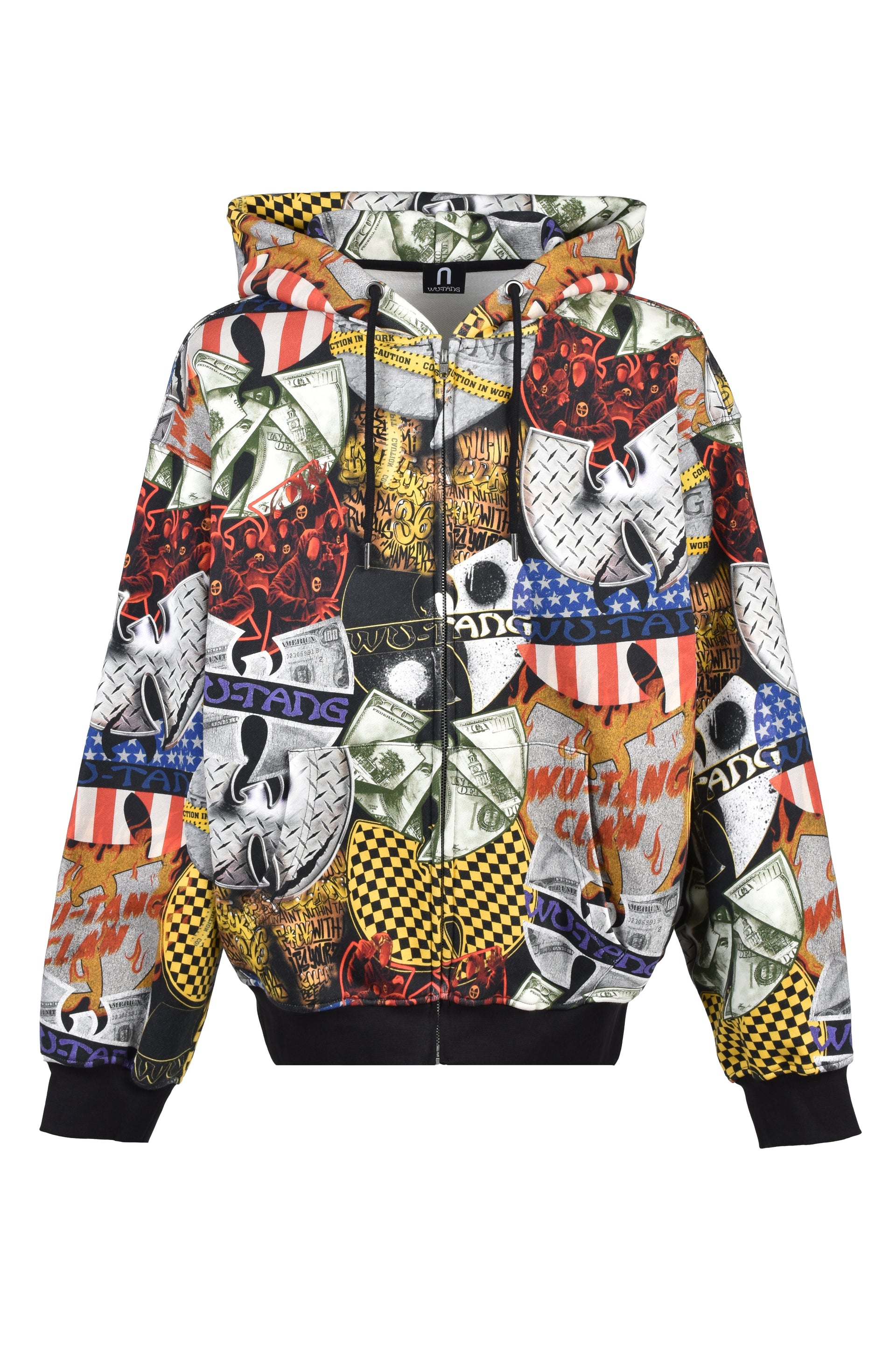 WU-TANG CLAN LEGENDARY LOGO HOODIE / BLK MULTI