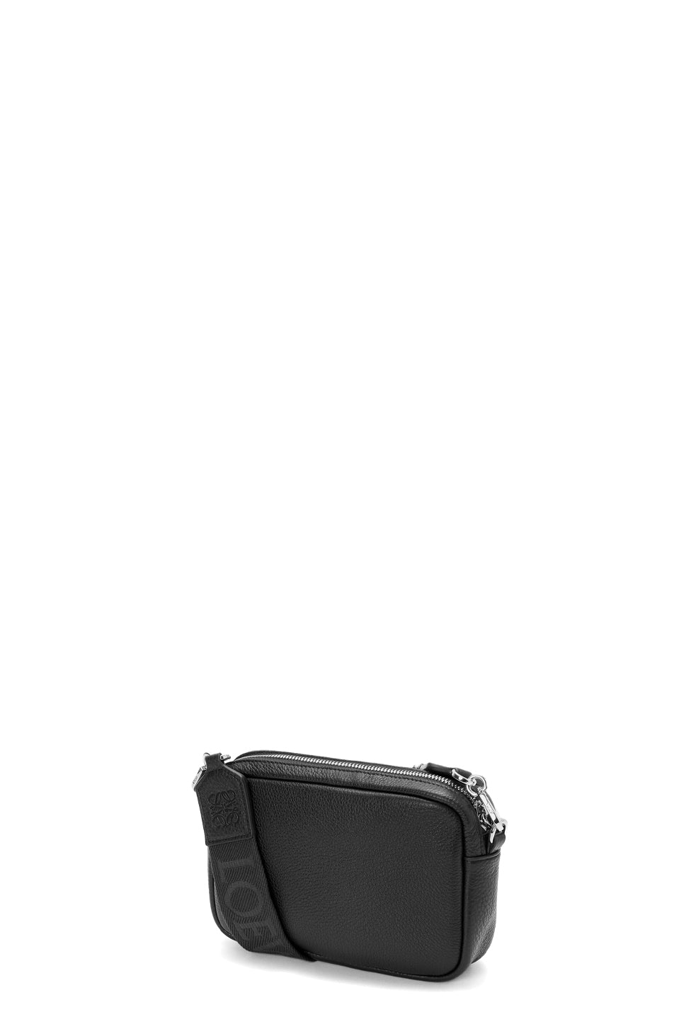 PEBBLE MESSENGER SMALL / BLK