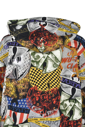 WU-TANG CLAN LEGENDARY LOGO HOODIE / BLK MULTI