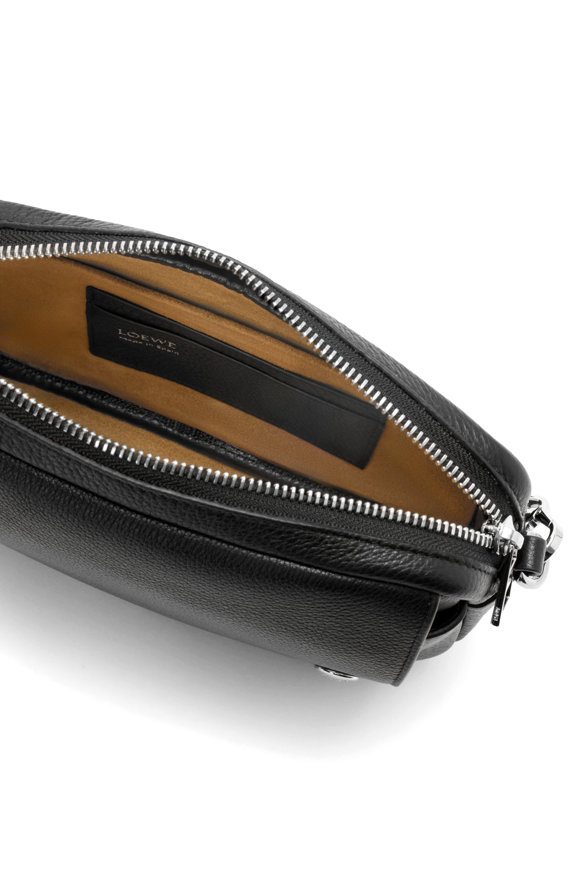 PEBBLE MESSENGER SMALL / BLK
