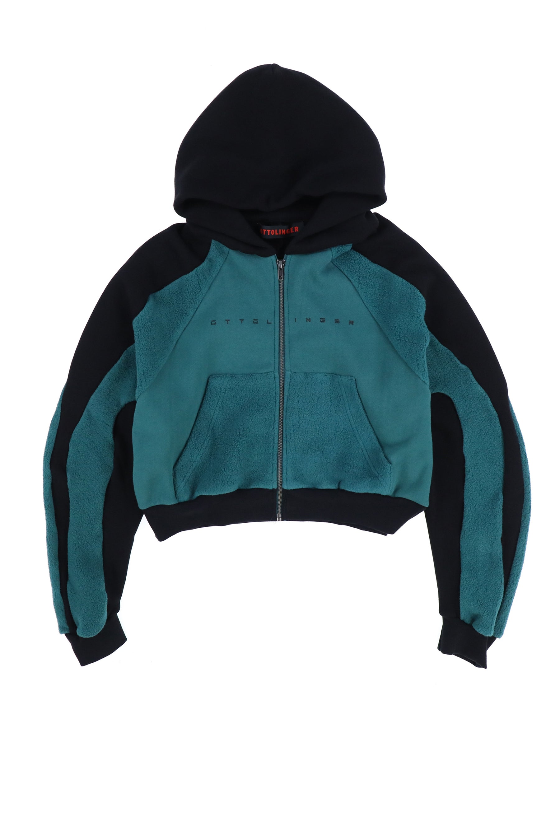 OTTOLINGER オットリンガー MULTILINE ZIP HOODIE / BLK/BLU -NUBIAN