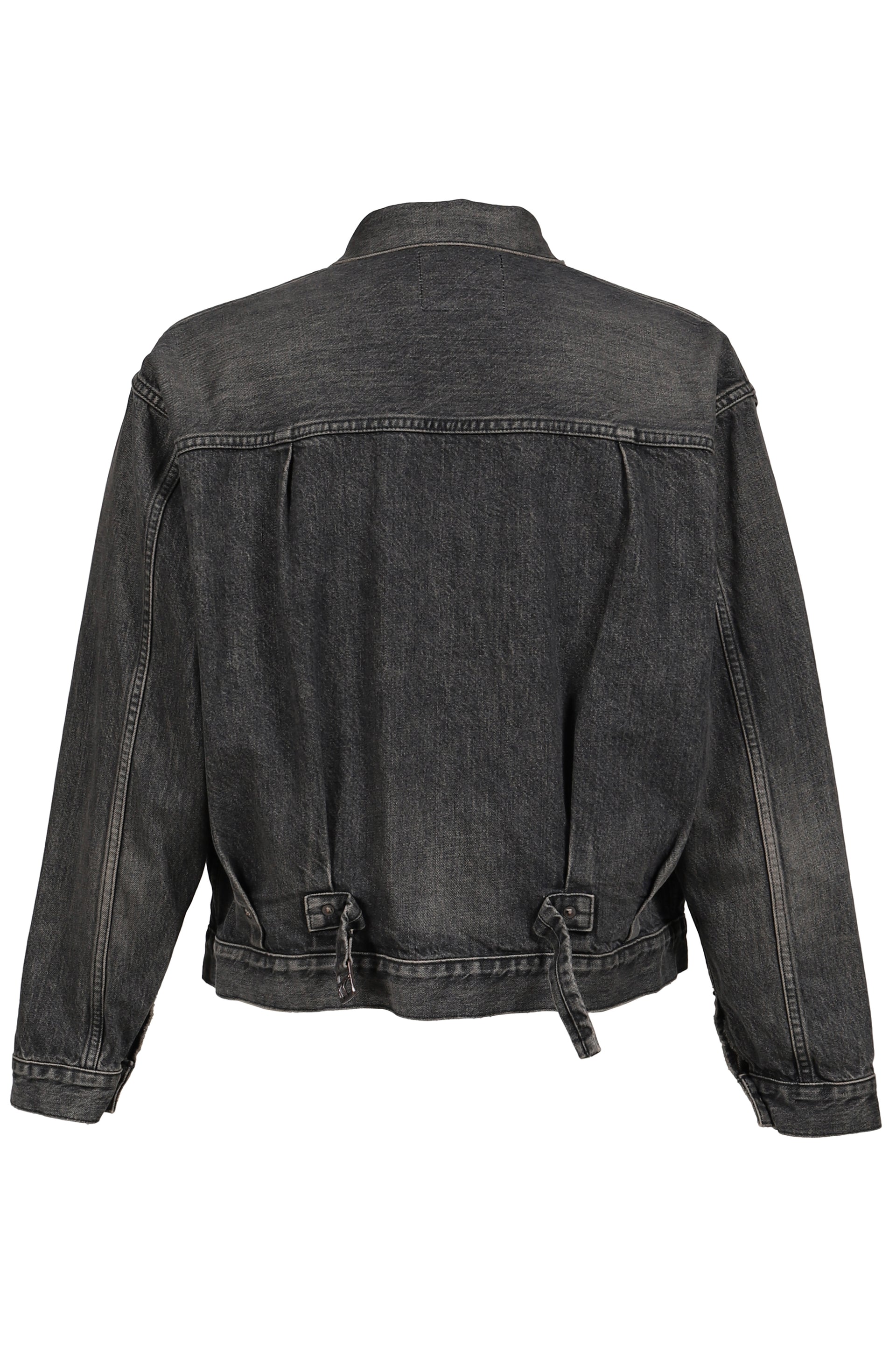 2PKT VINATGE DENIM JACKET / BLK