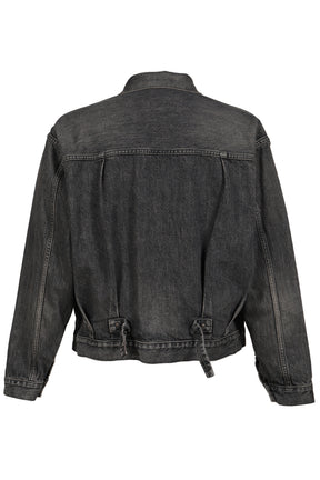 2PKT VINATGE DENIM JACKET / BLK