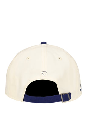 X NEWERA DODGERS CAP / BLU×WHT