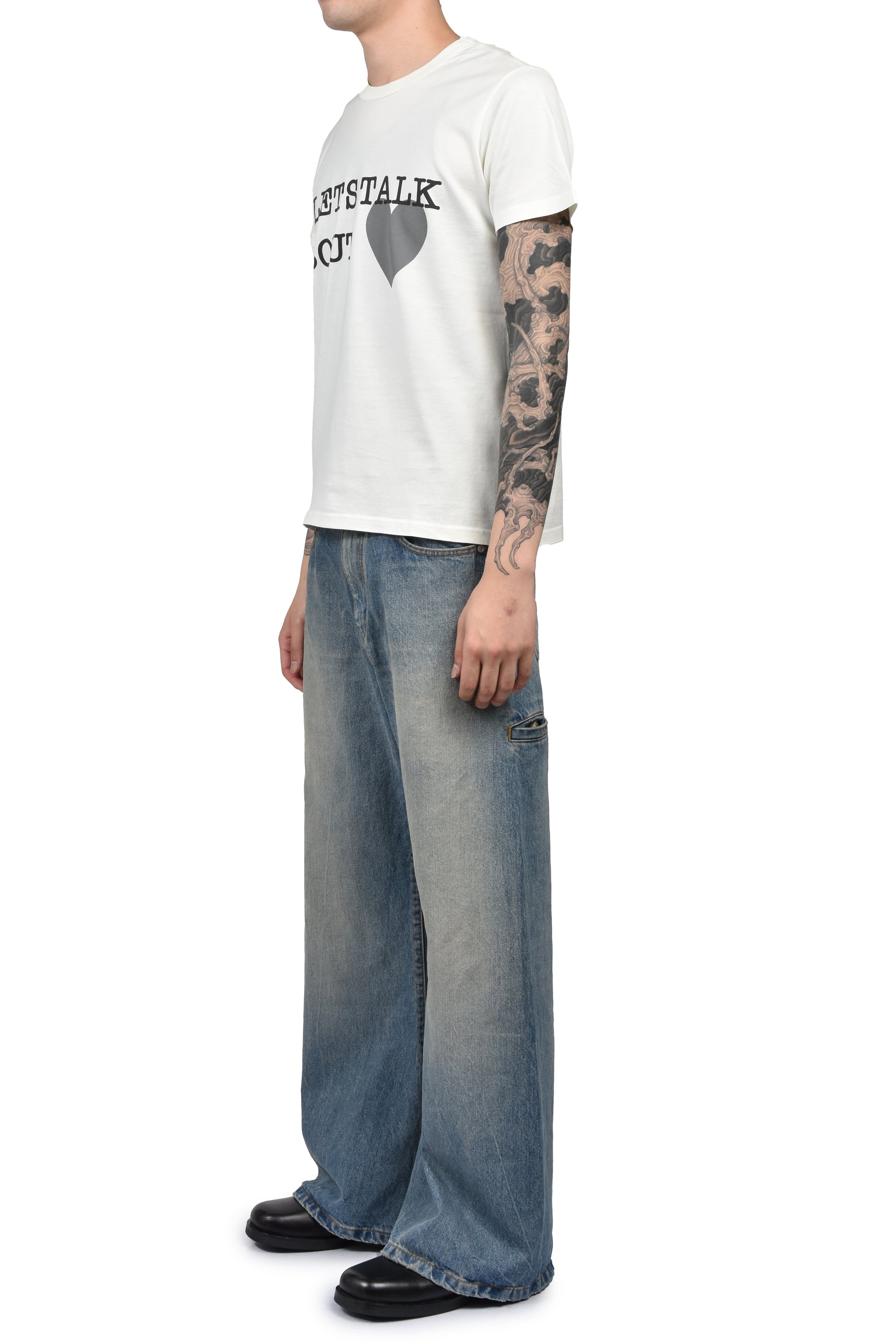 ATS FITTED SHORT SLEEVE / OFF WHT